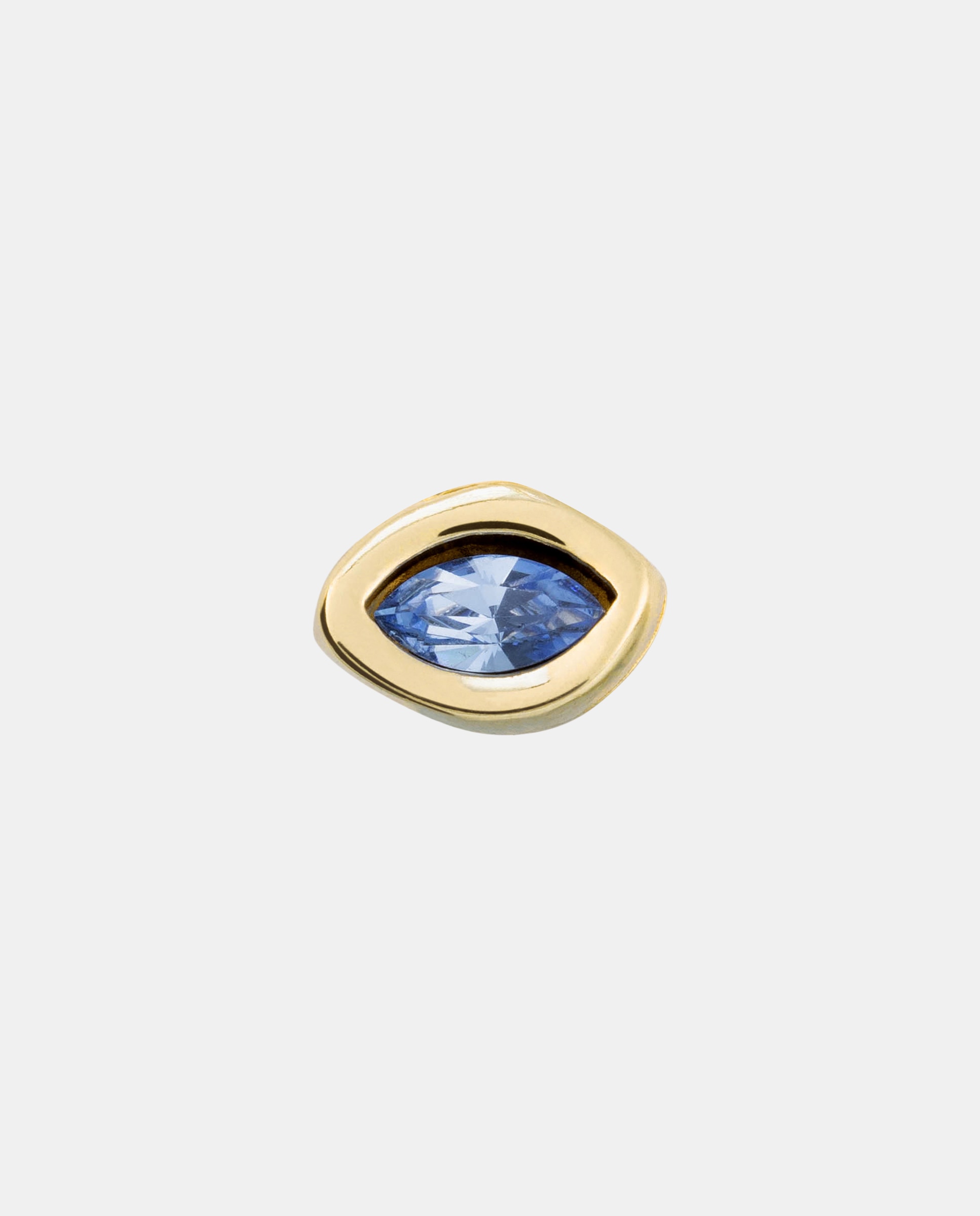 Piercing Banhado em Ouro 18k e Cristal Ouro-1