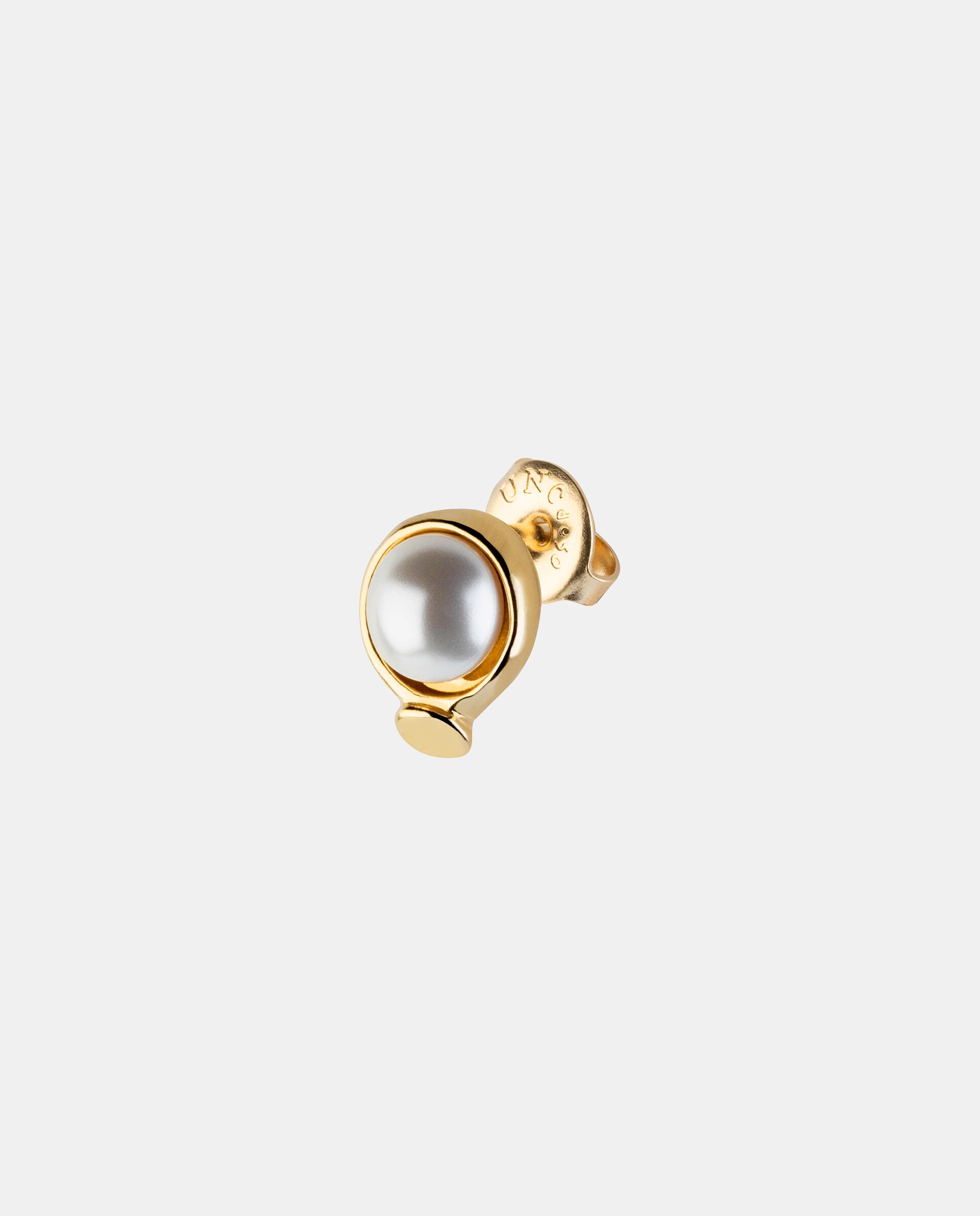 Piercing Banhado a Ouro 18k de Círculo Cravado e Pérola Ouro-3