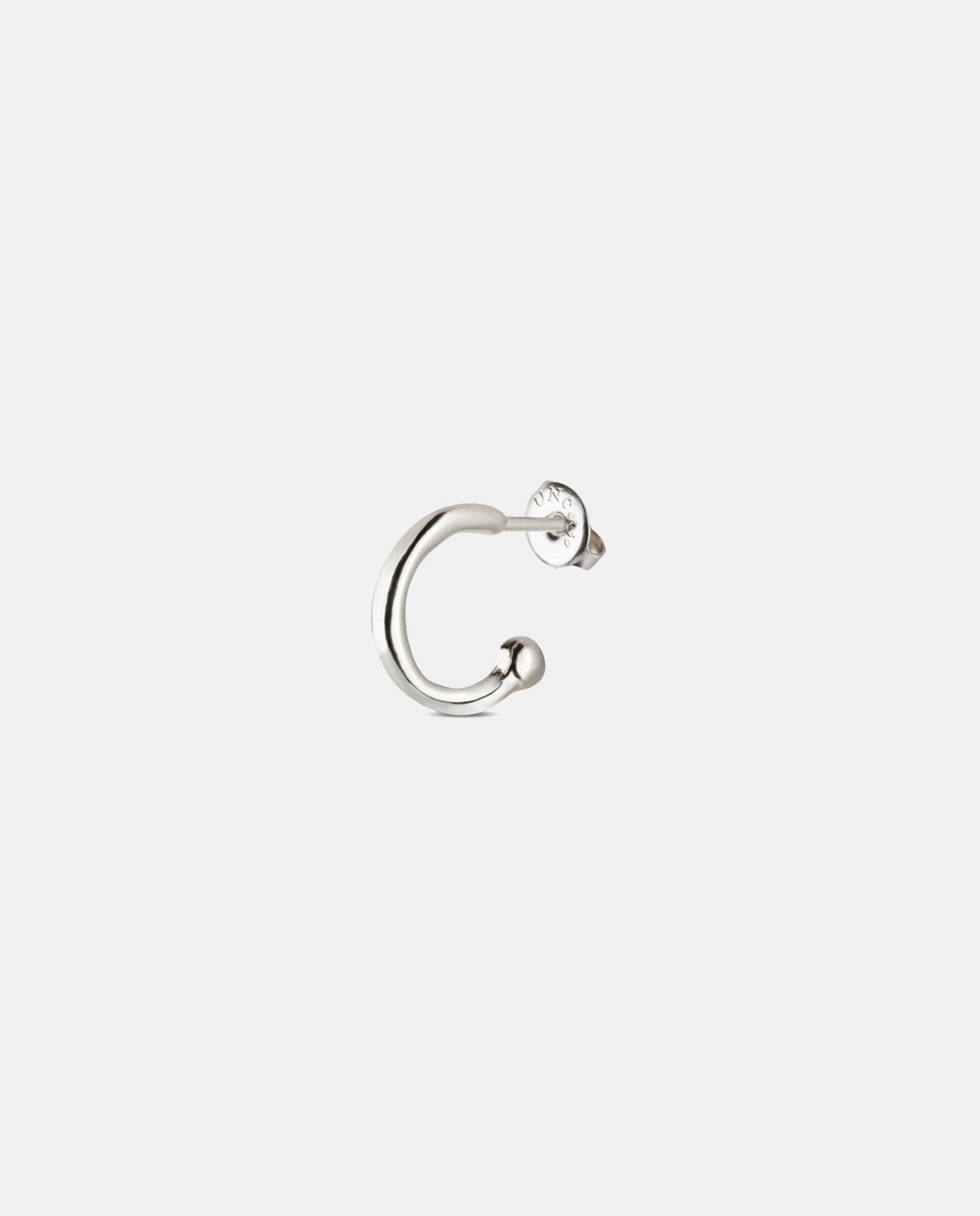 Piercing Banhado em Prata de Lei de Argola Prata-1