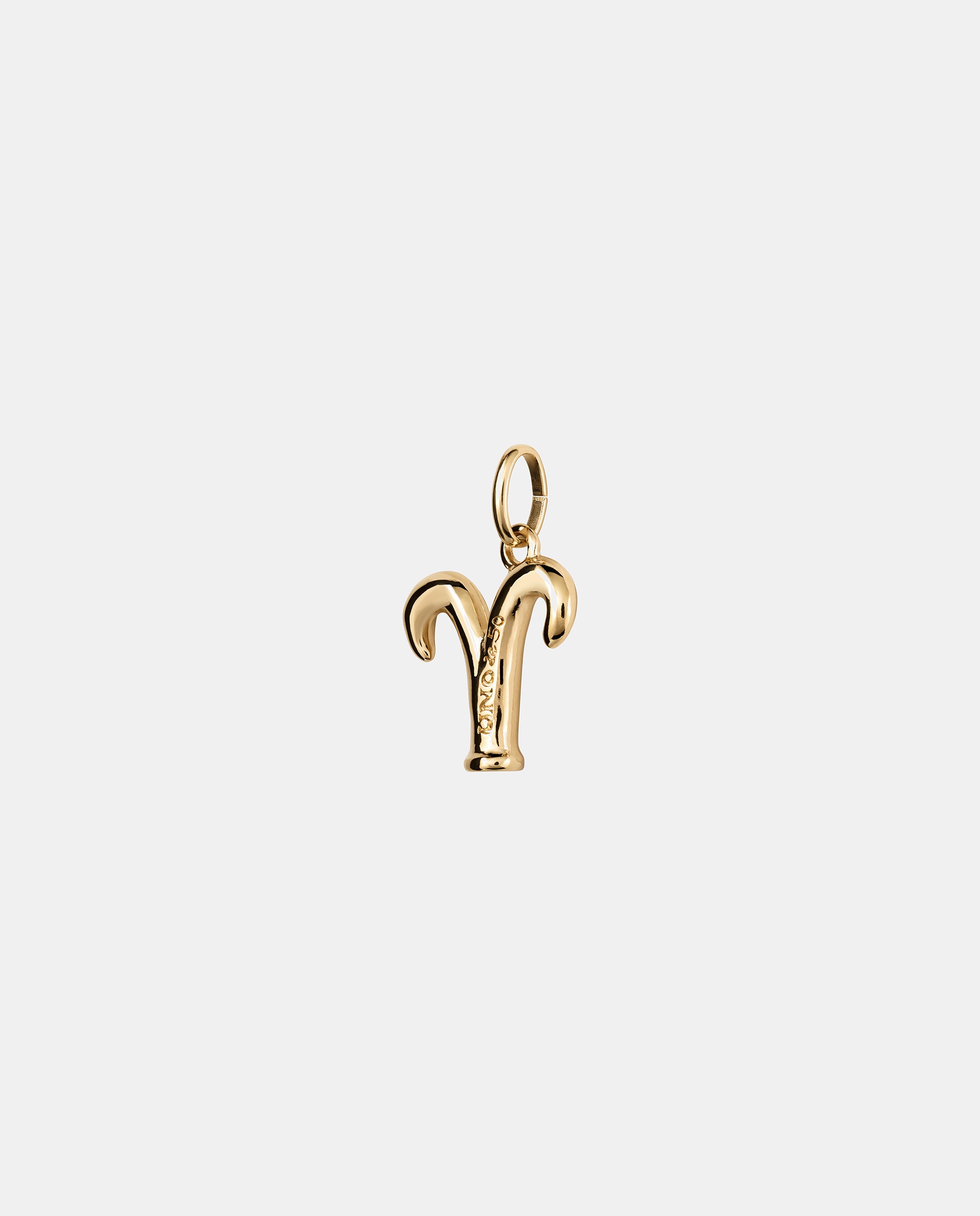 Charm Banhado em Ouro de 18k com Forma de Signo Aries Ouro-1