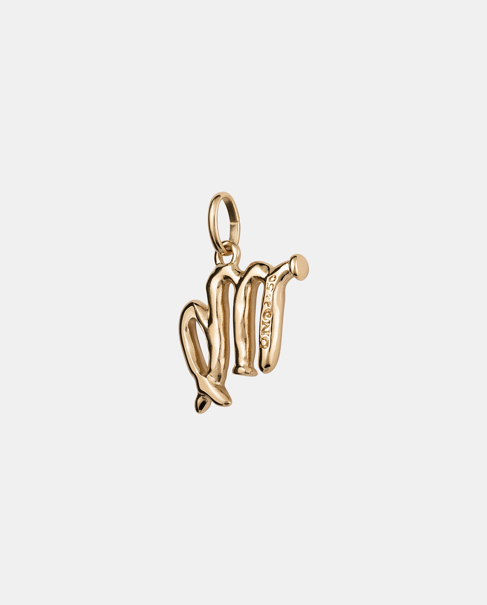 Charm Banhado a Ouro de 18k com Forma de Signo Virgem Ouro-2
