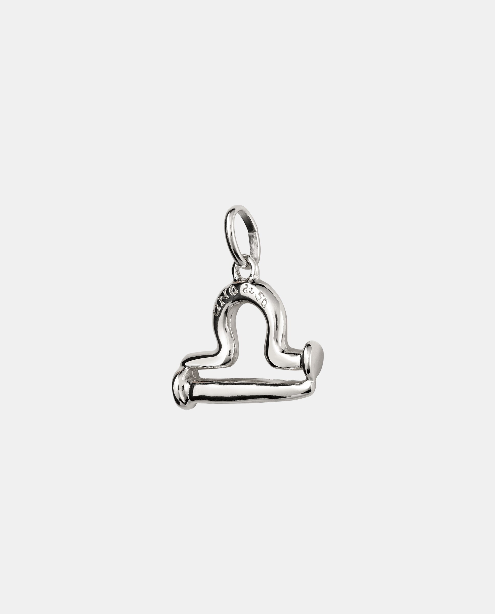 Charm Banhado em Prata de Lei com Forma de Signo Libra Prata-1