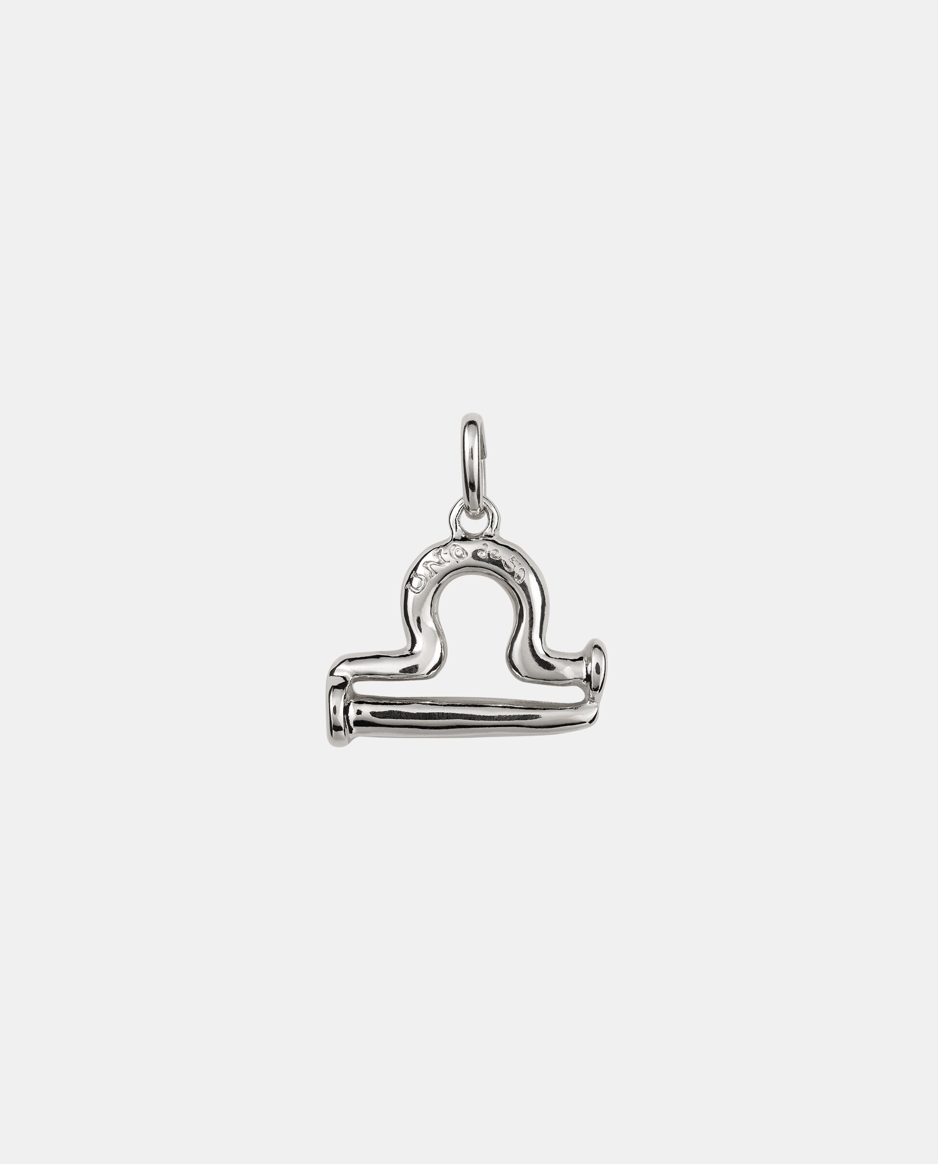 Charm Banhado em Prata de Lei com Forma de Signo Libra Prata-2