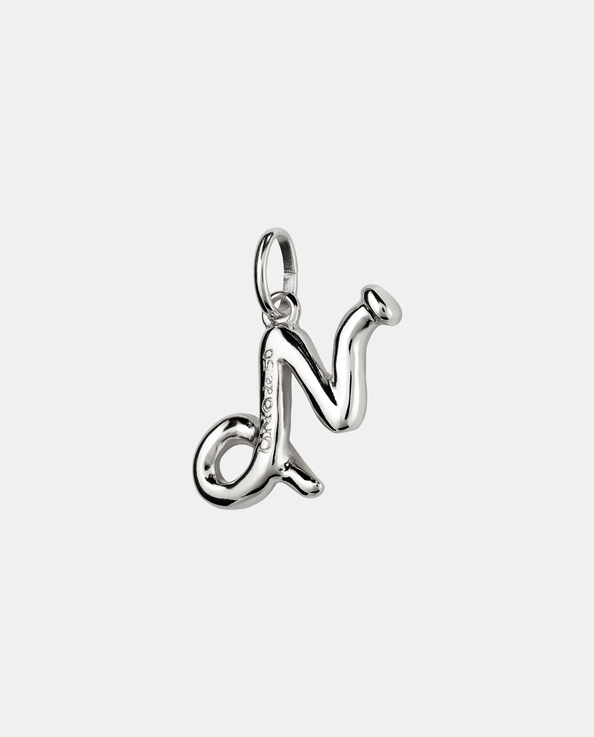 Charm Banhado em Prata de Lei com Forma de Signo Capricórnio Prata-2
