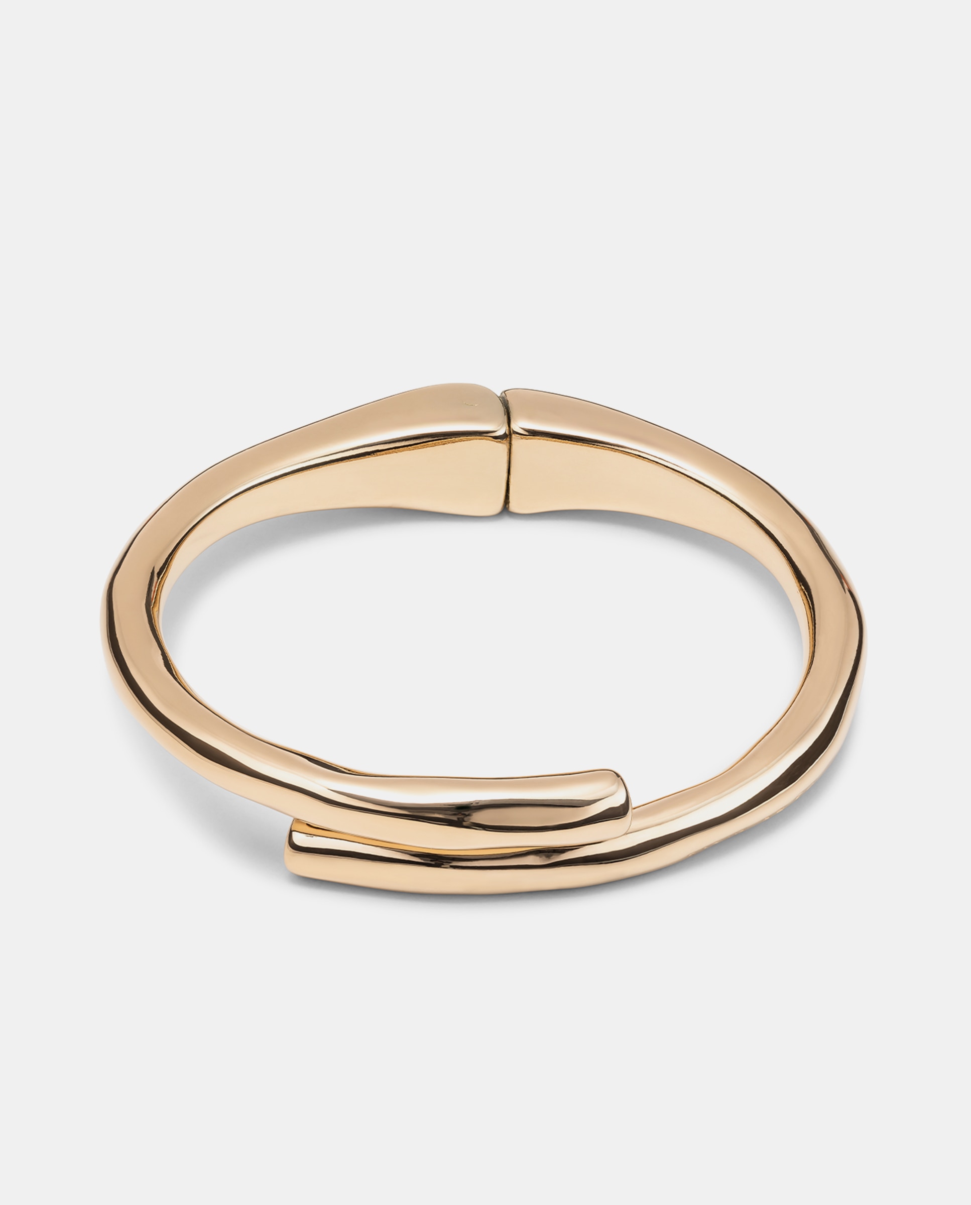 Pulseira Banhada a Ouro 18k com Forma de Túbulo e Mola Oculta Ouro-1