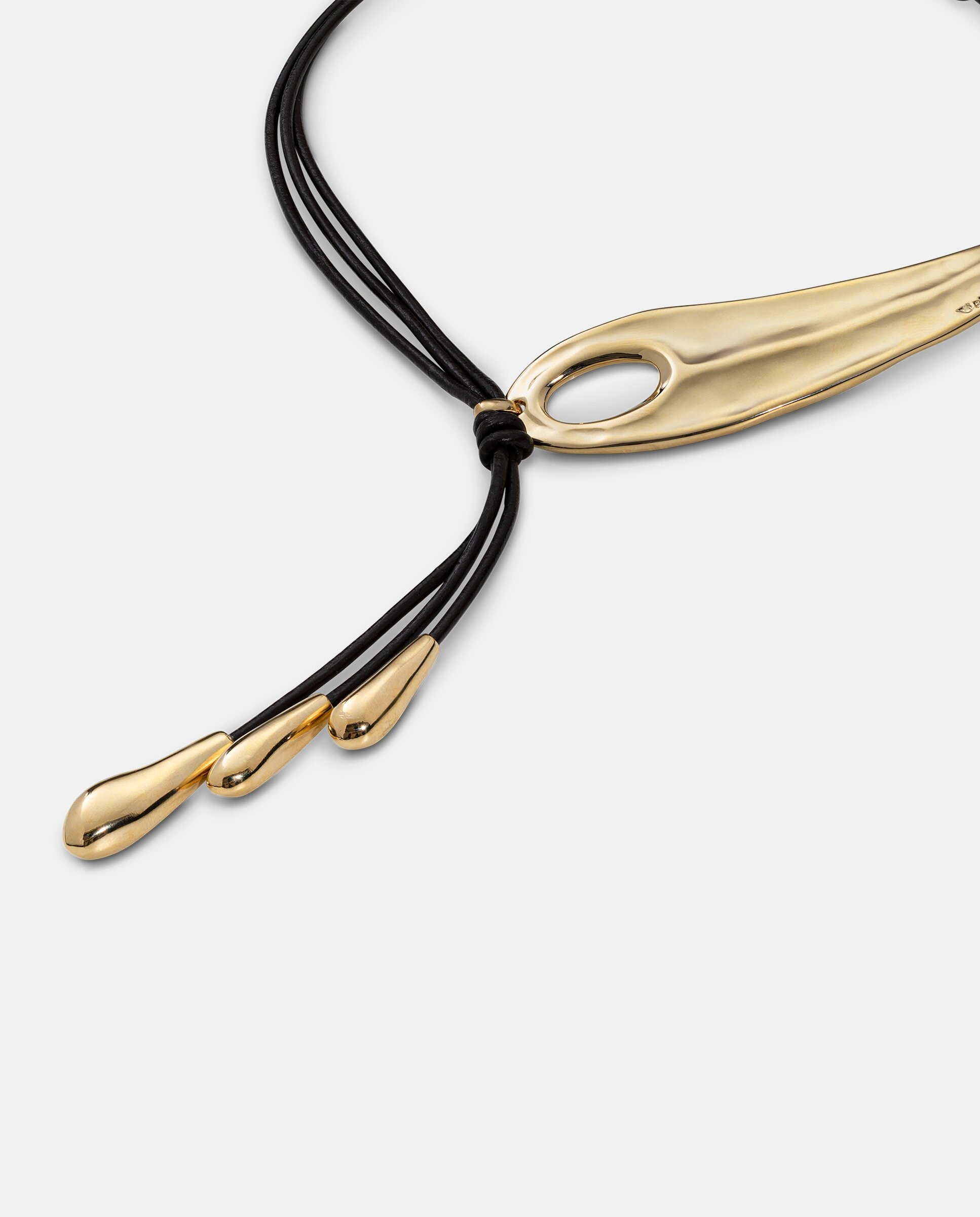 Colar Banhado a Ouro de 18k e Franjas Ouro-4
