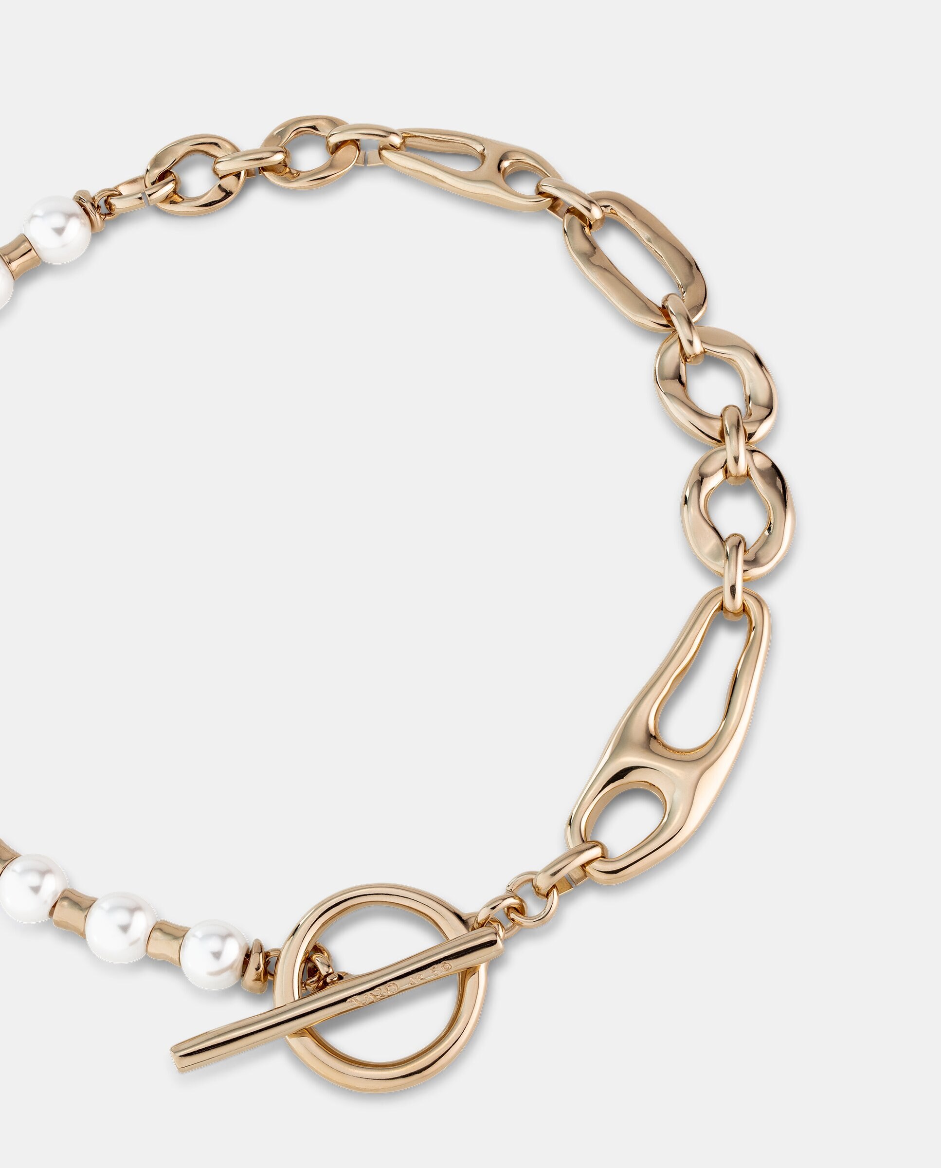Colar Banhado a Ouro 18k com Pérolas Ouro-3