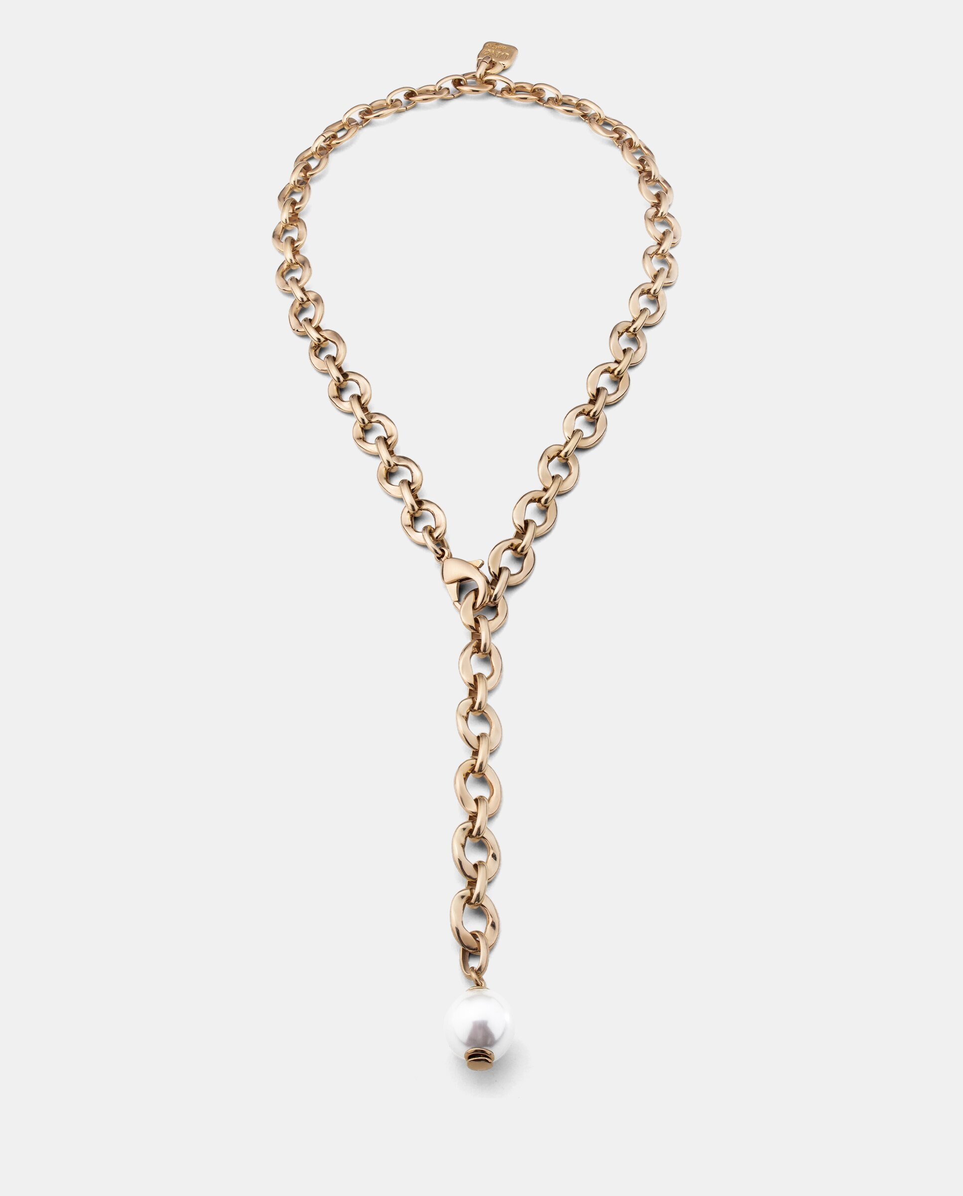 Colar Banhado em Ouro 18k com Elos Ovais Ouro-1