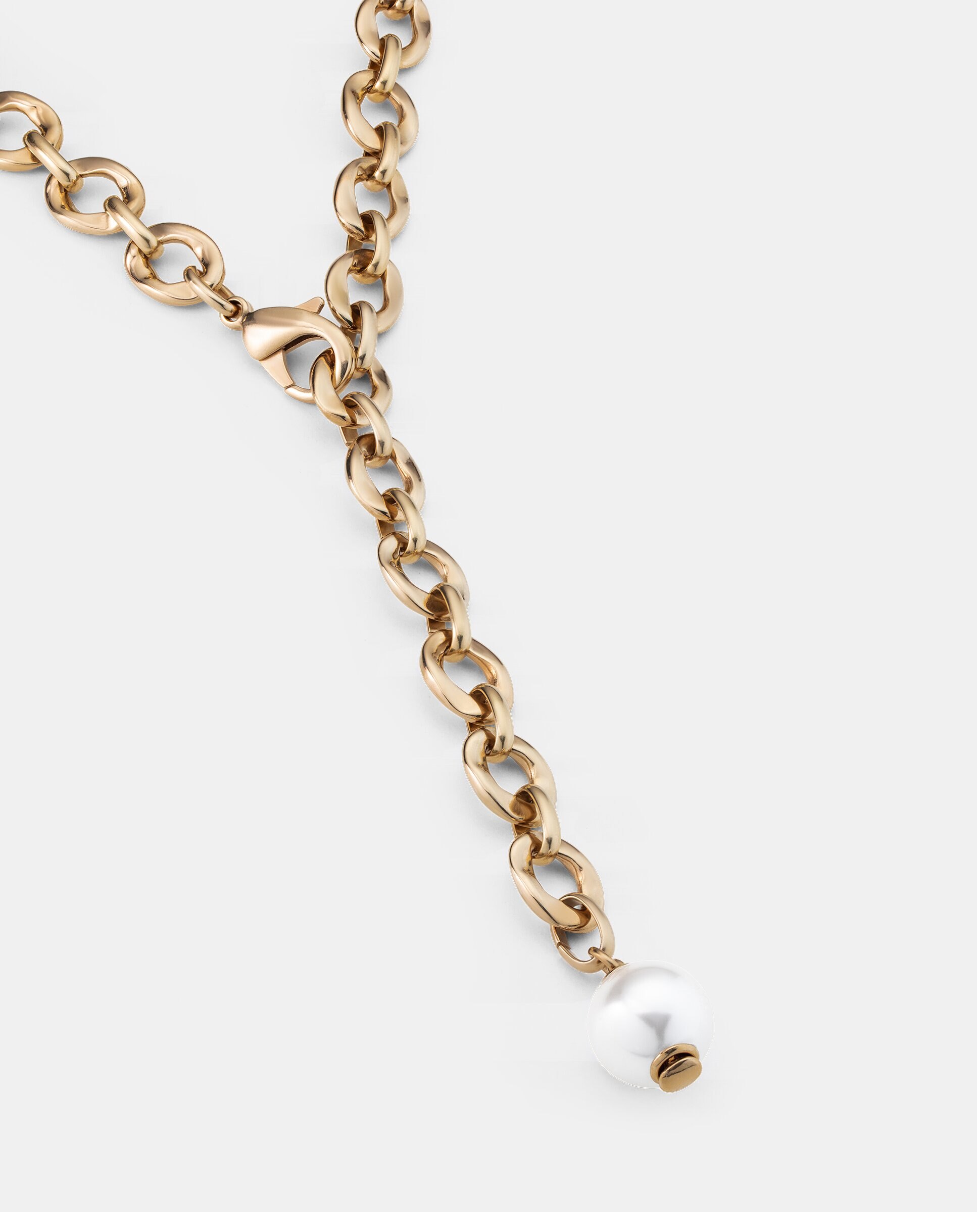 Colar Banhado em Ouro 18k com Elos Ovais Ouro-3