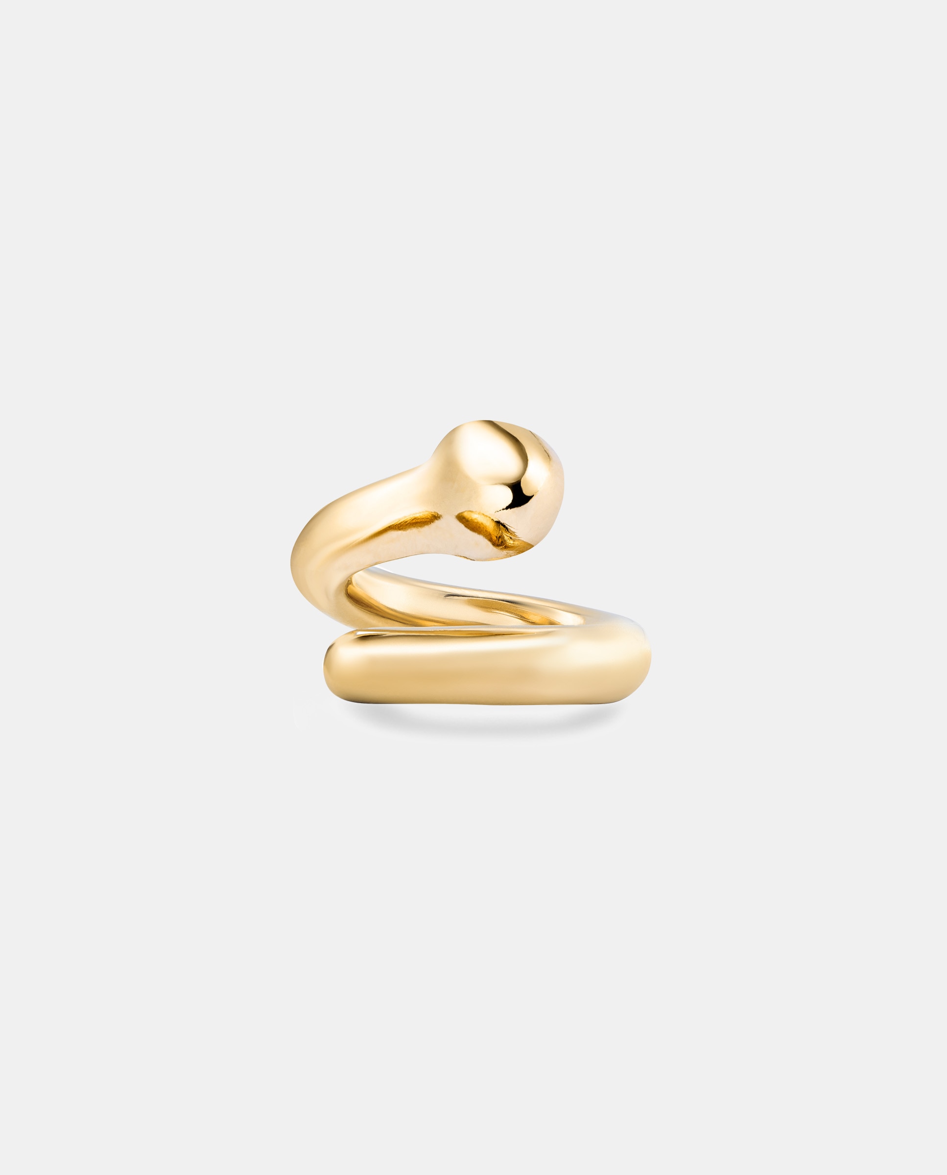 Anel Banhado a Ouro 18k Ouro-2