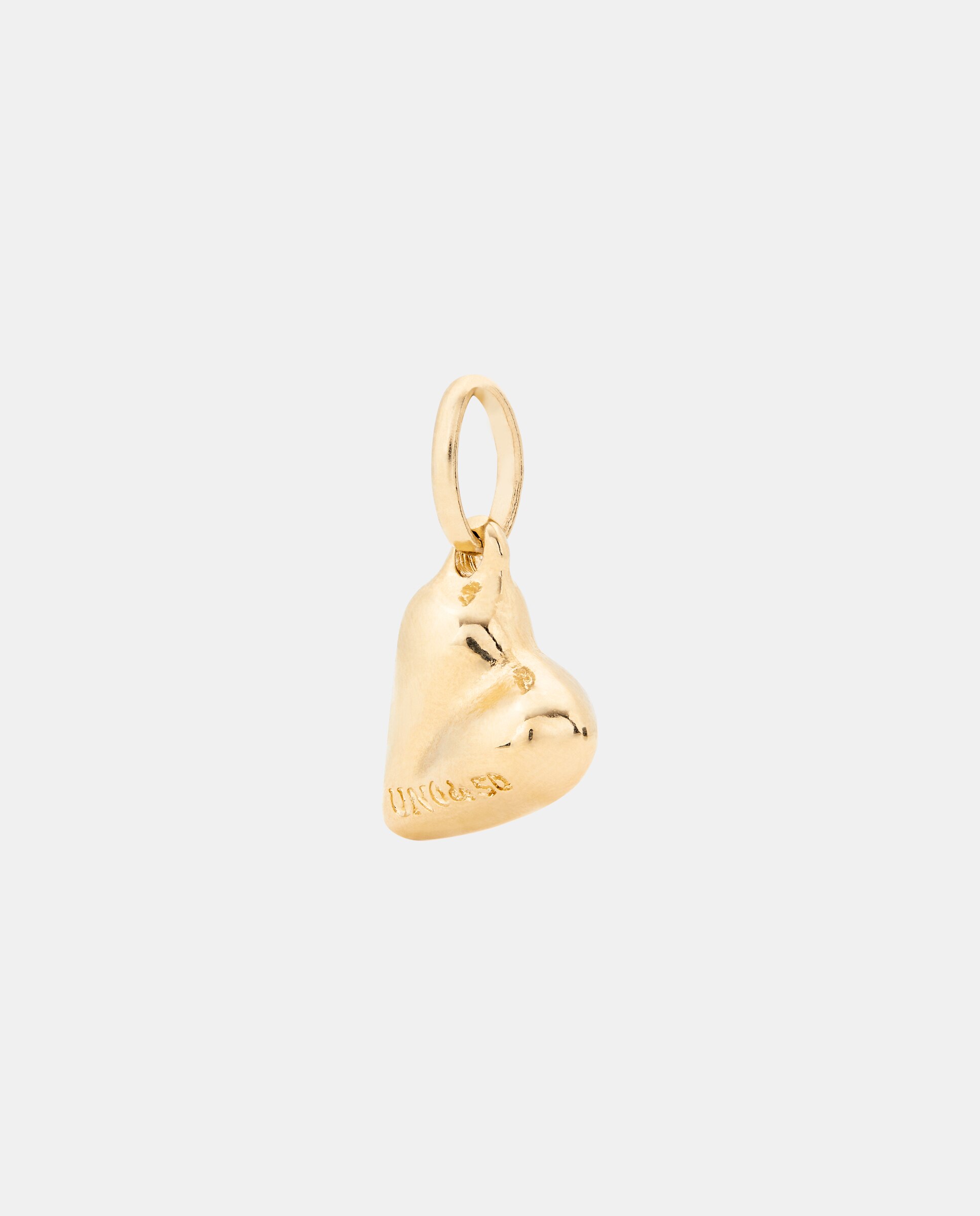 Charm Banhado a Ouro de 18k com Forma de Coração Ouro-2