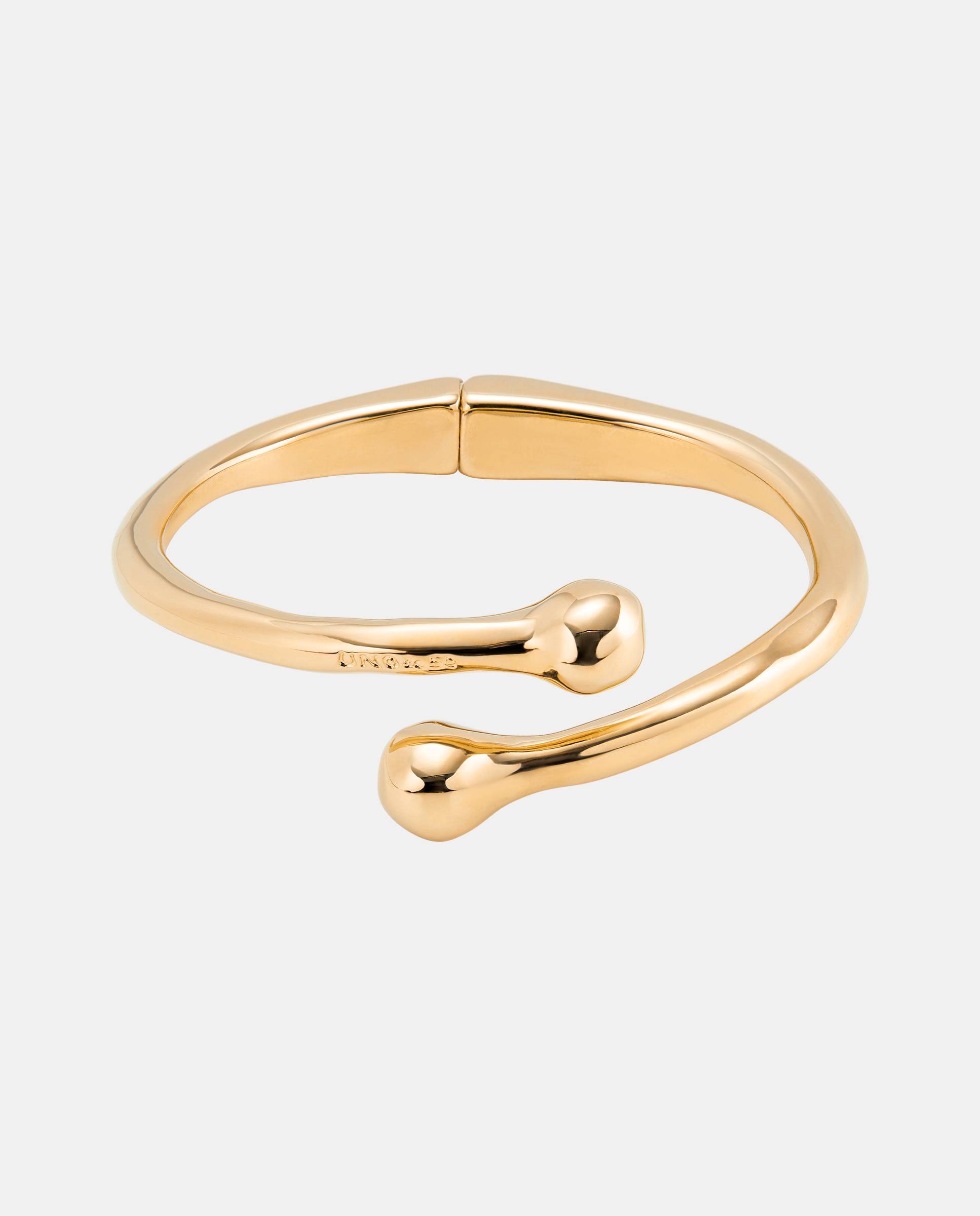 Pulseira Rígida Banhada a Ouro 18k com Mola Interior Ouro-1