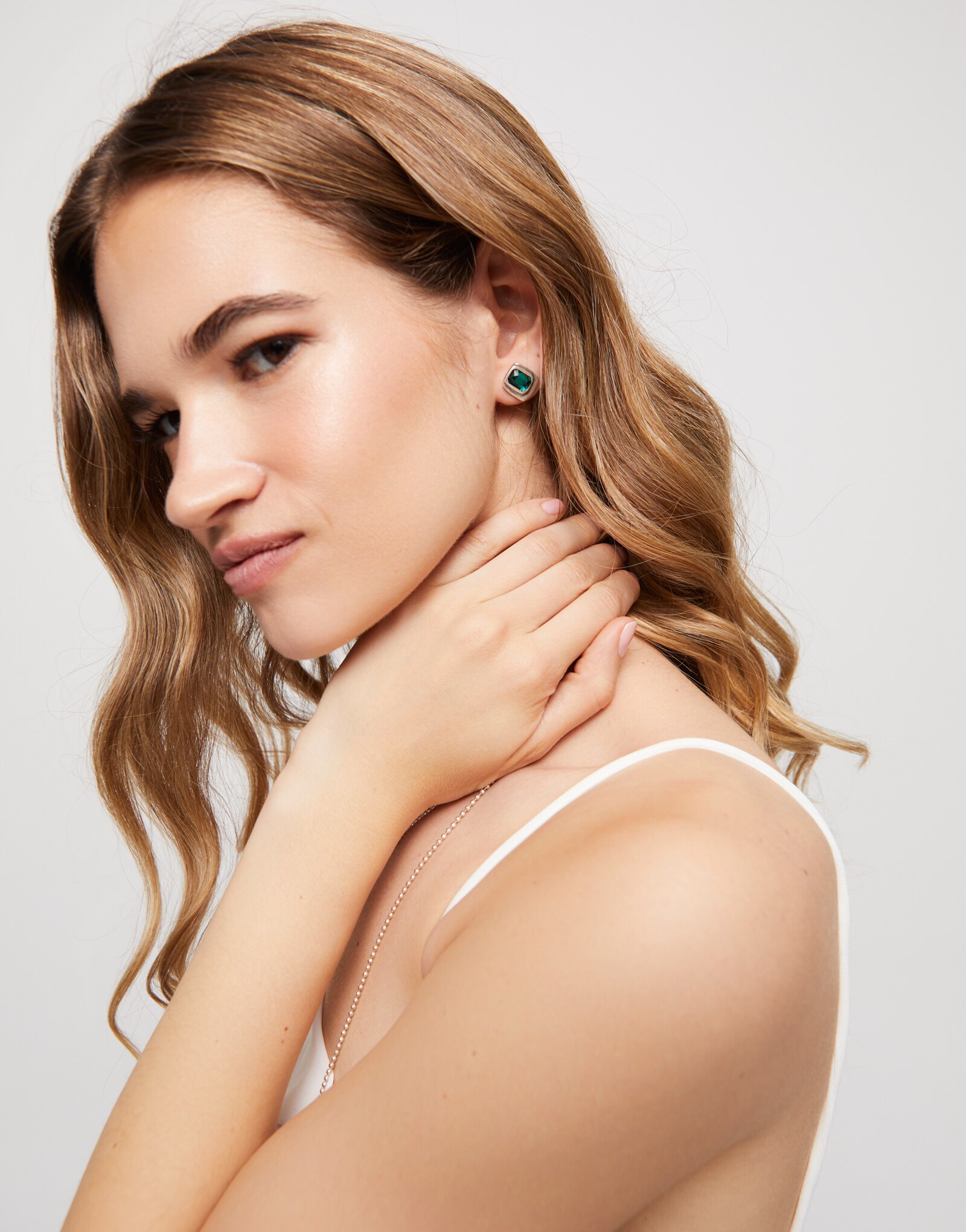 Brincos Banhados em Prata de Lei Prata-5