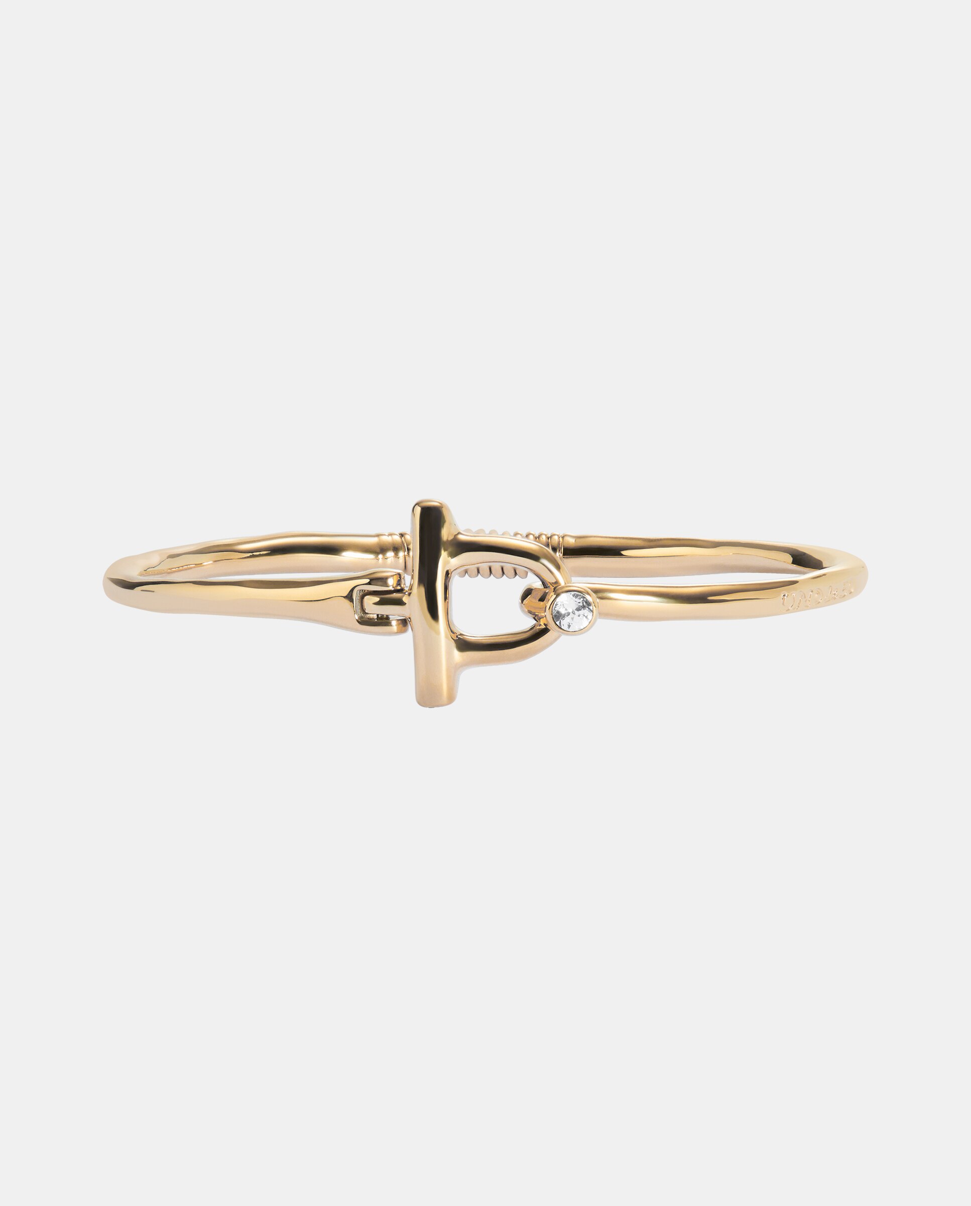 Pulseira com Fecho Frontal Banhada em Ouro 18k com Topázio Ouro-1