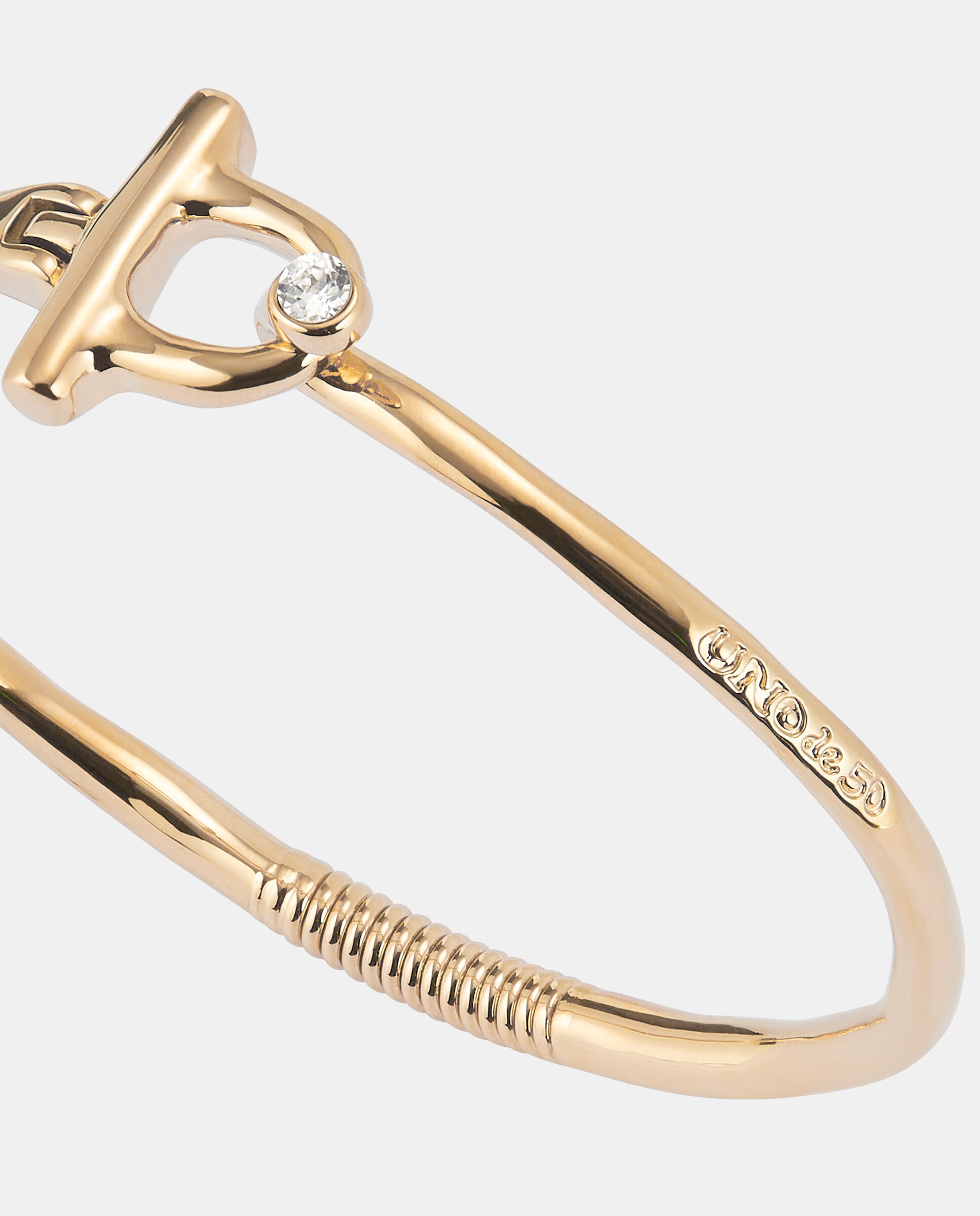 Pulseira com Fecho Frontal Banhada em Ouro 18k com Topázio Ouro-4