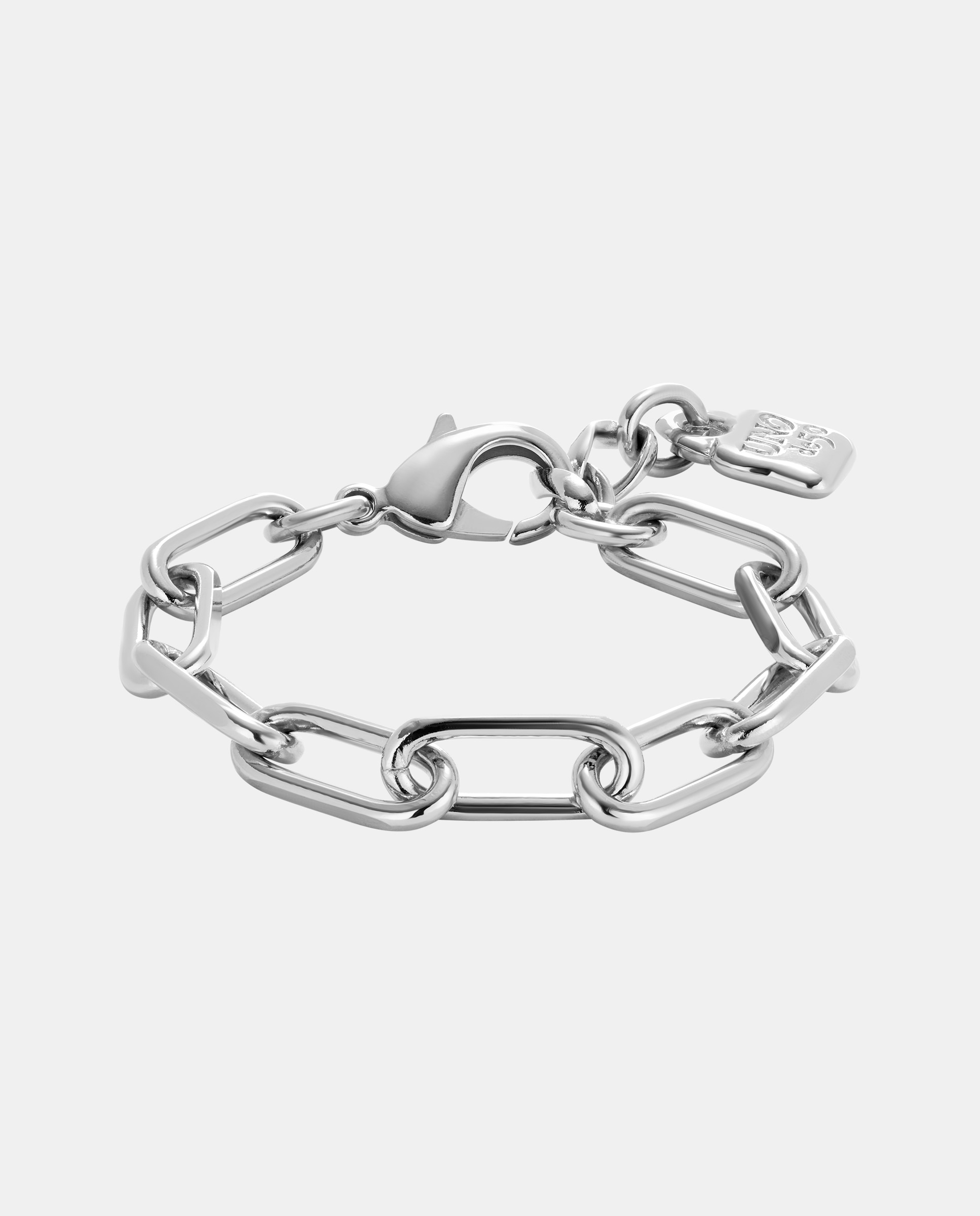 Pulseira com Elos Banhada a Prata de Lei Prata-1