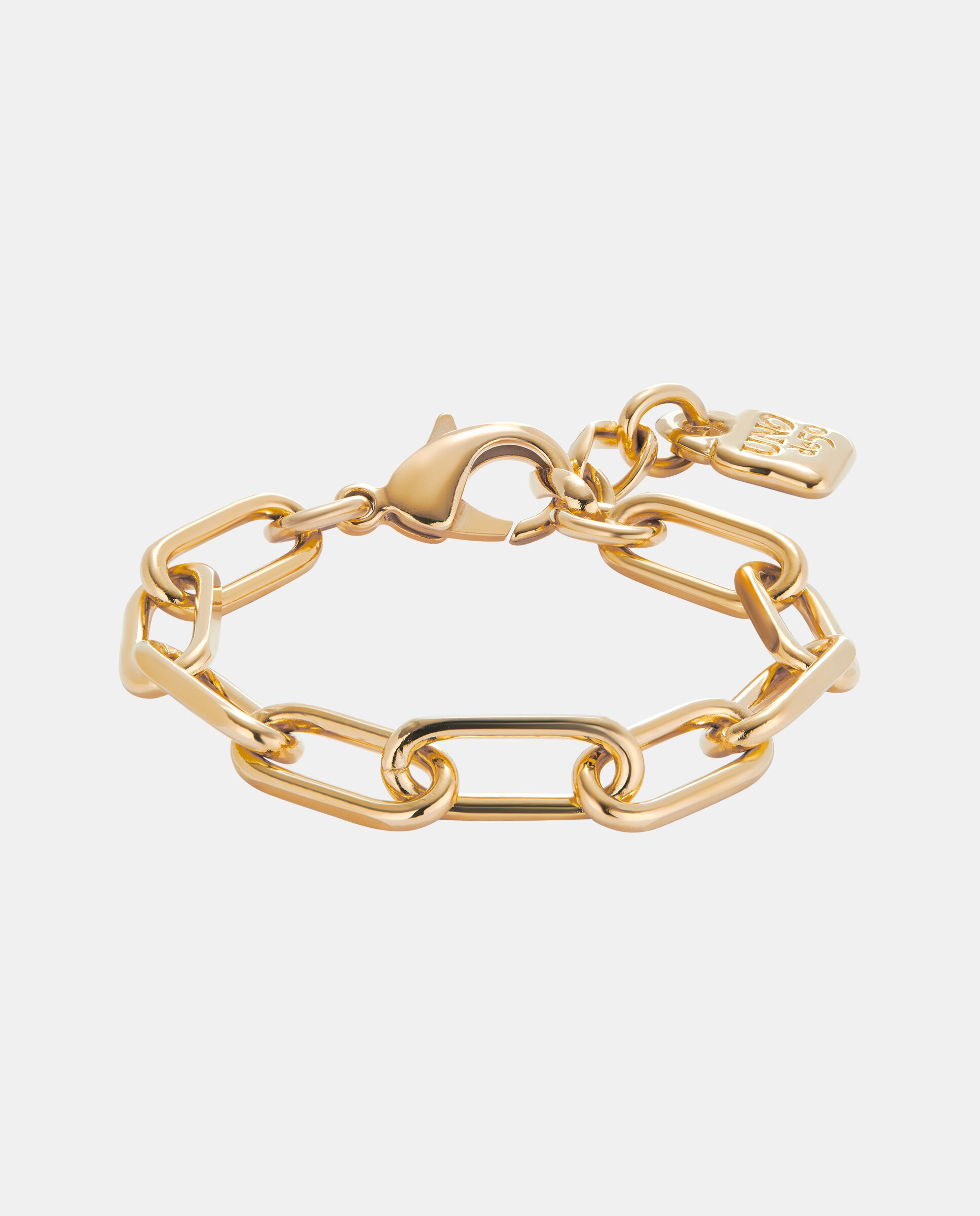 Imagem 0 de Pulseira com Elos Banhada a Ouro 18k