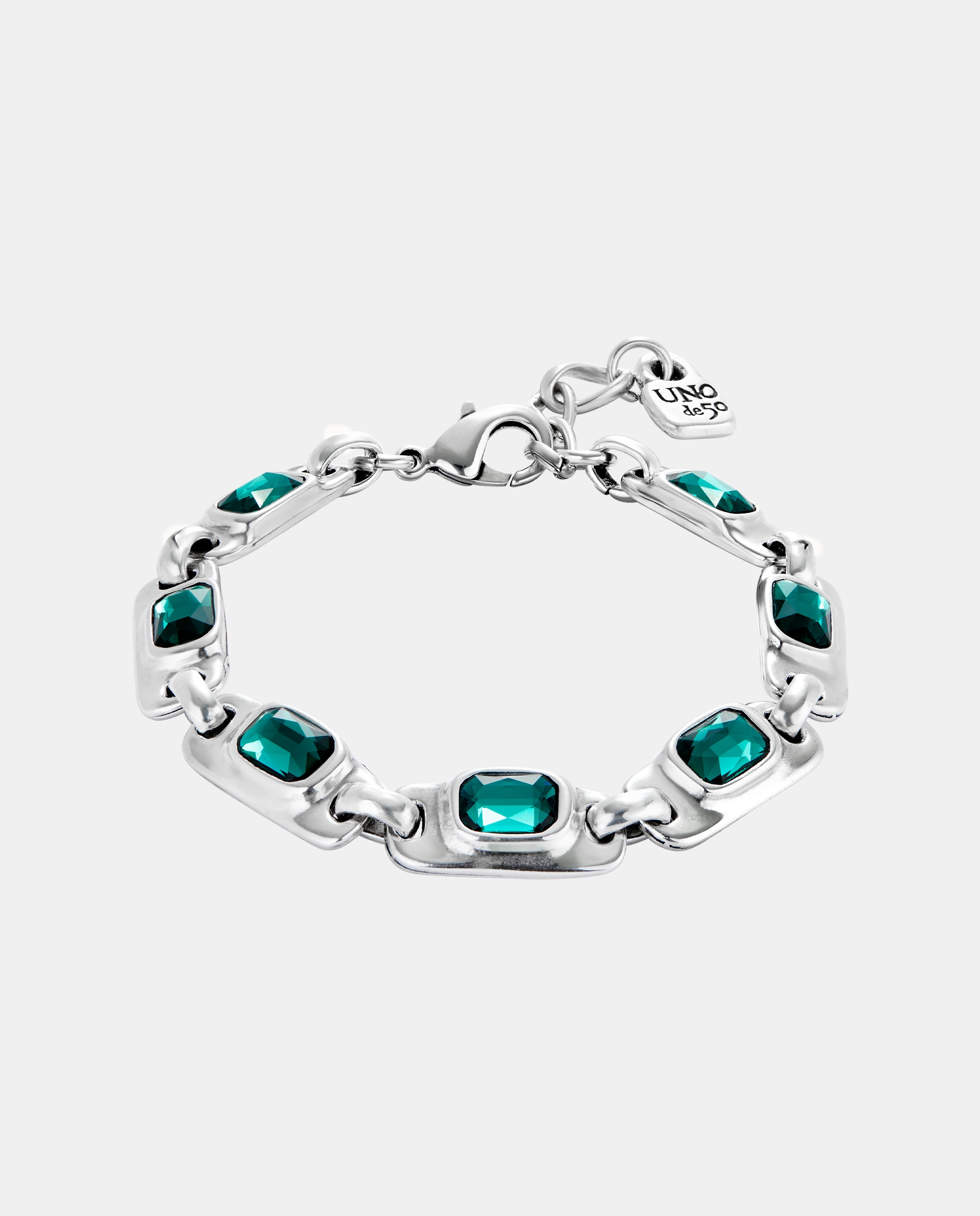 Pulseira Banhada em Prata de Lei Prata-1