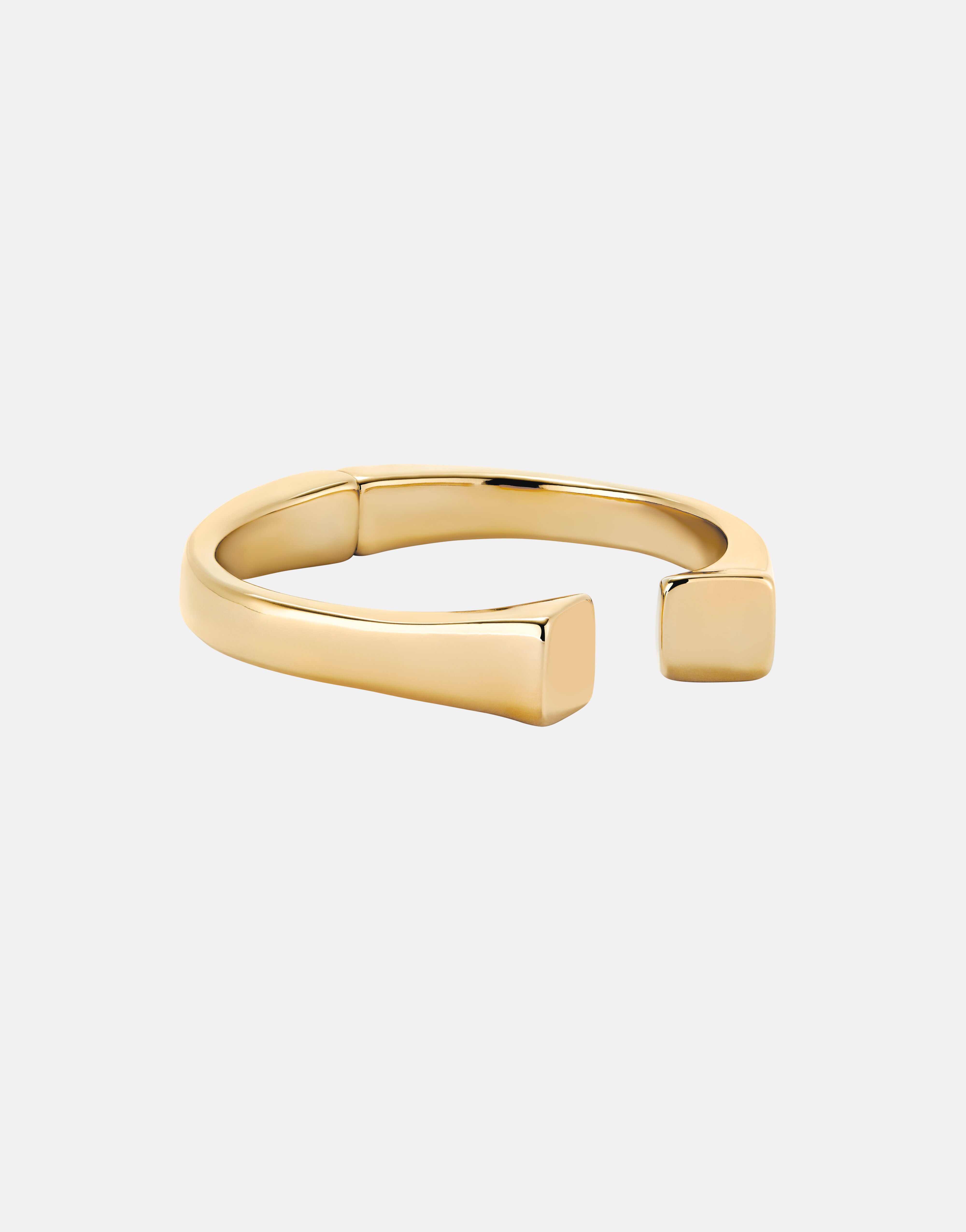 Pulseira com Mola Interior Banhada a Ouro 18k Ouro-4