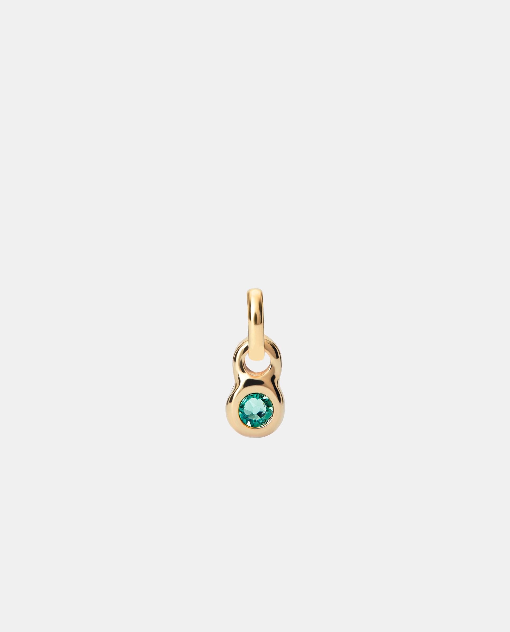 Charm Banhado a Ouro 18k com Cristal Ouro-1