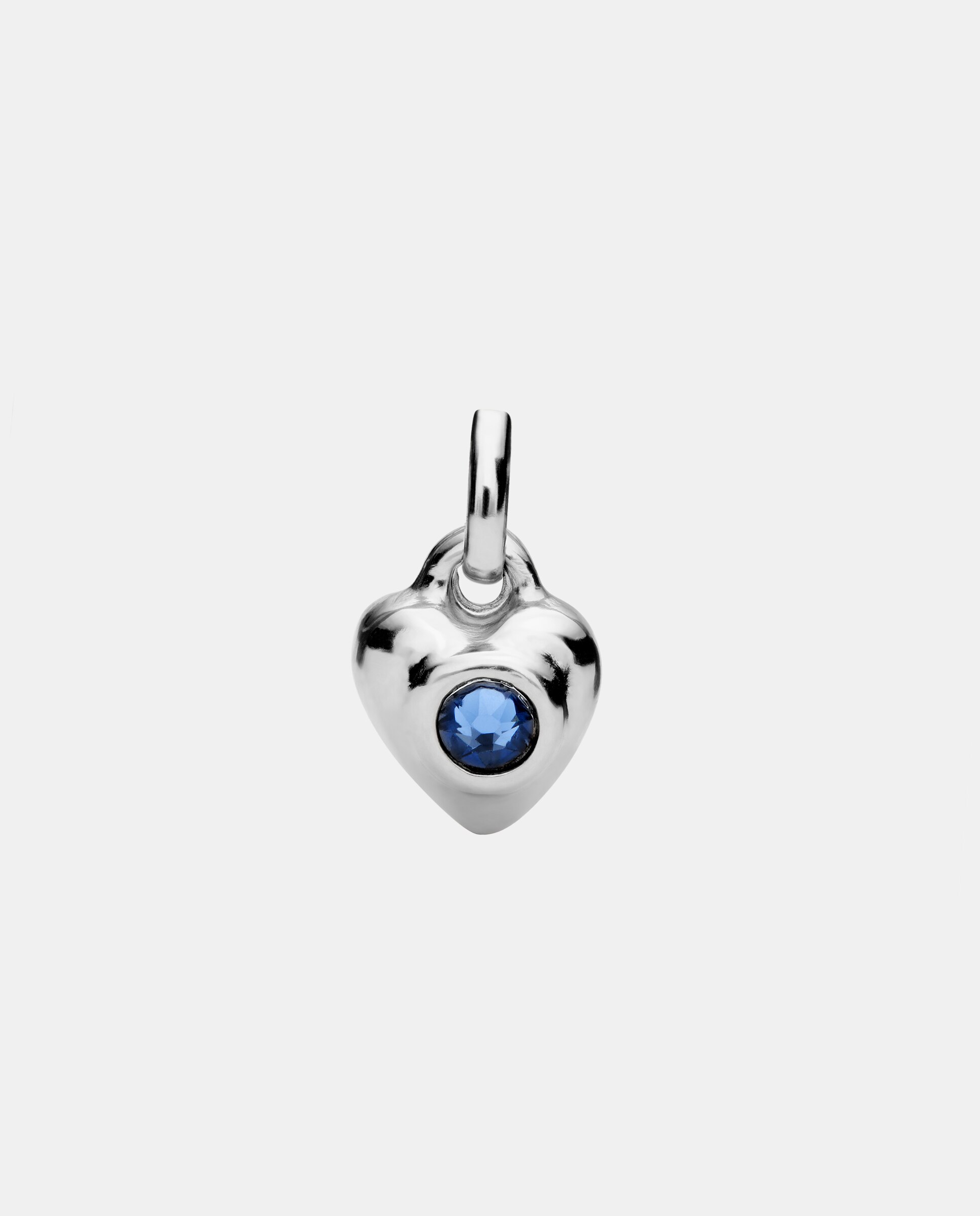 Charm Banhado em Prata de Lei com Cristal Prata-1