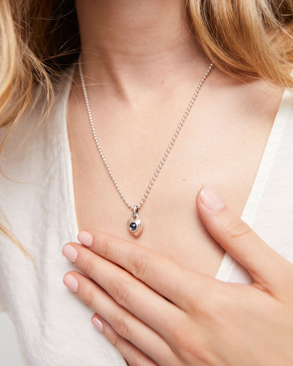 Charm Banhado em Prata de Lei com Cristal Prata-3