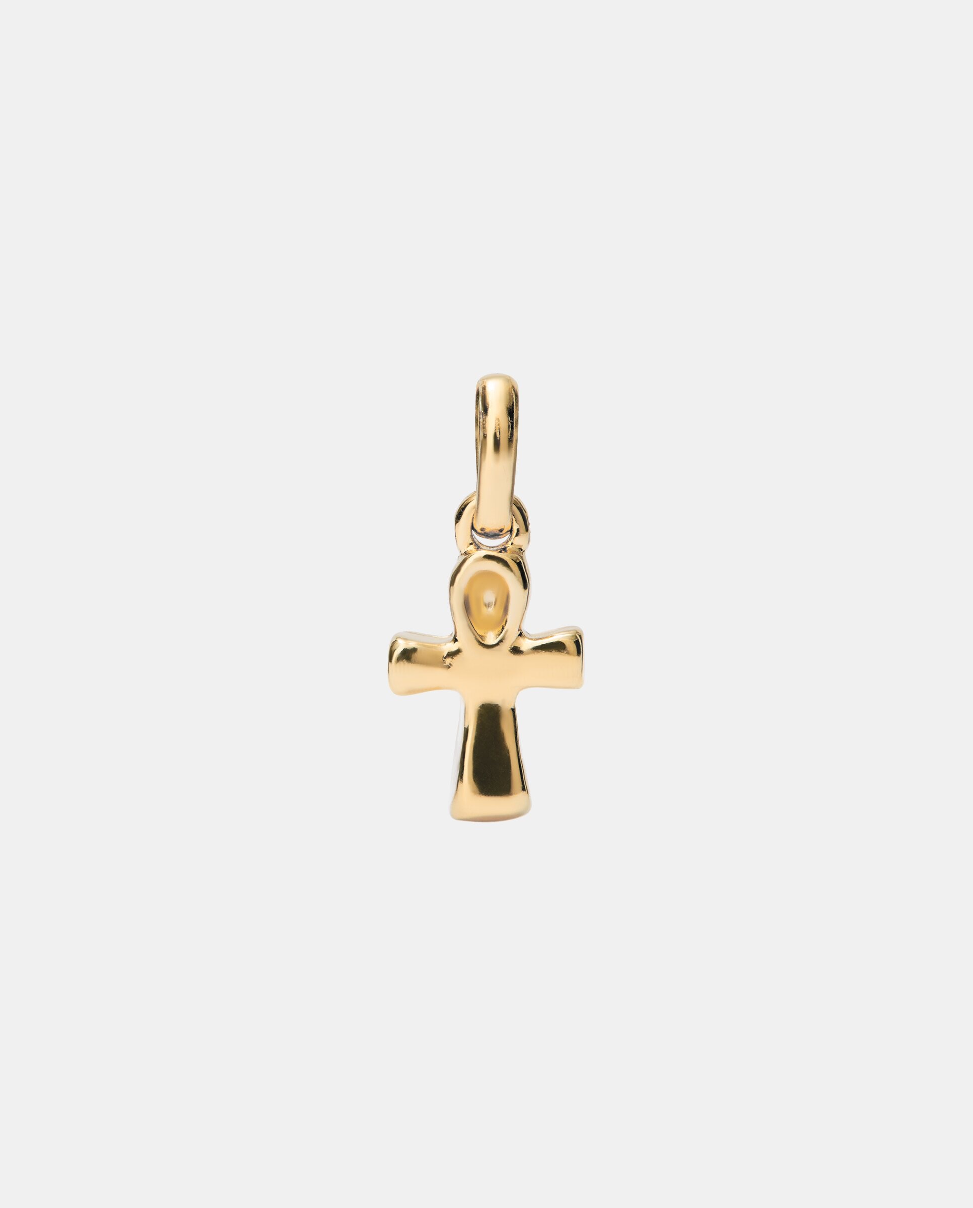 Charm Banhado a Ouro 18k com Forma de Cruz Ouro-1