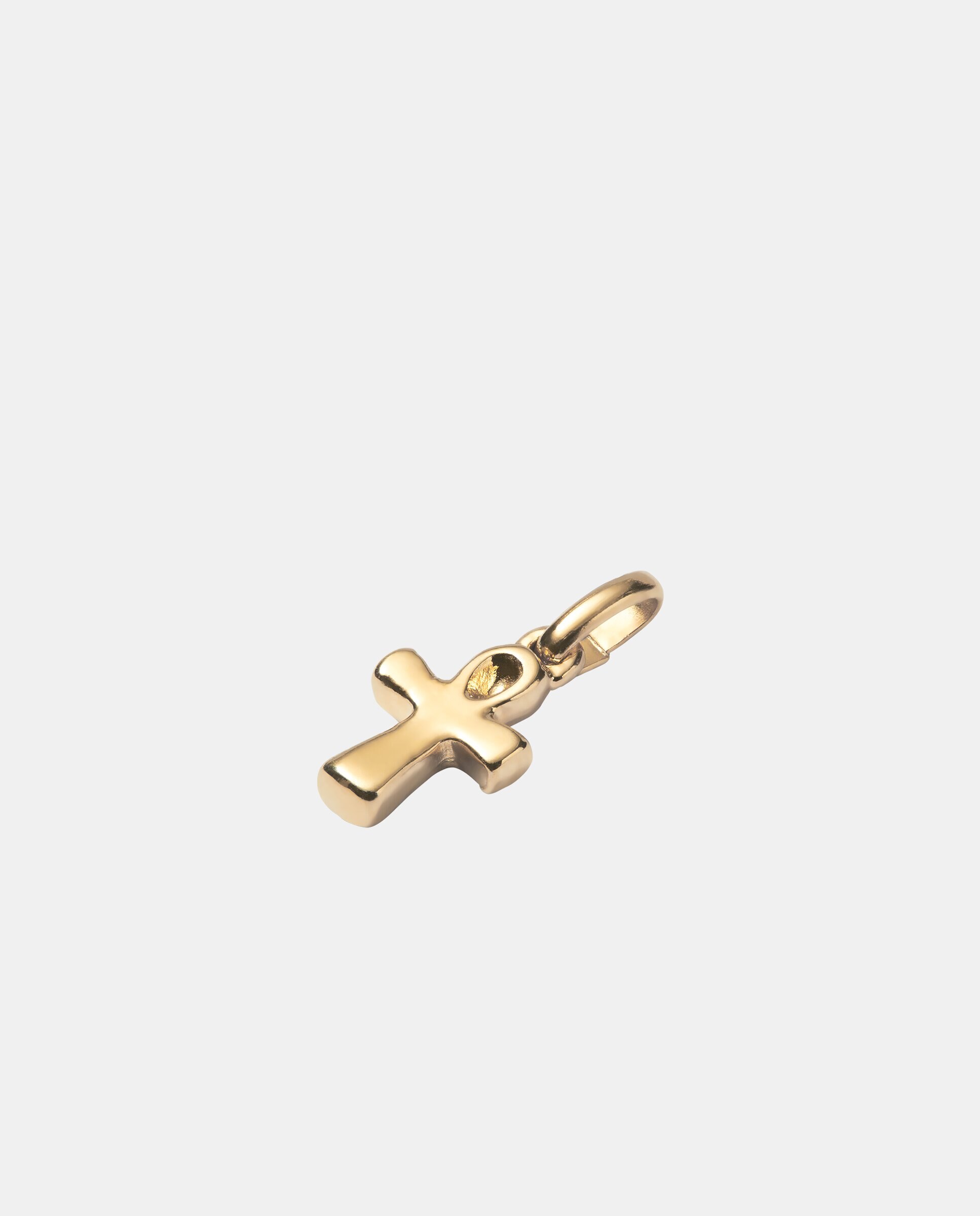 Charm Banhado a Ouro 18k com Forma de Cruz Ouro-2