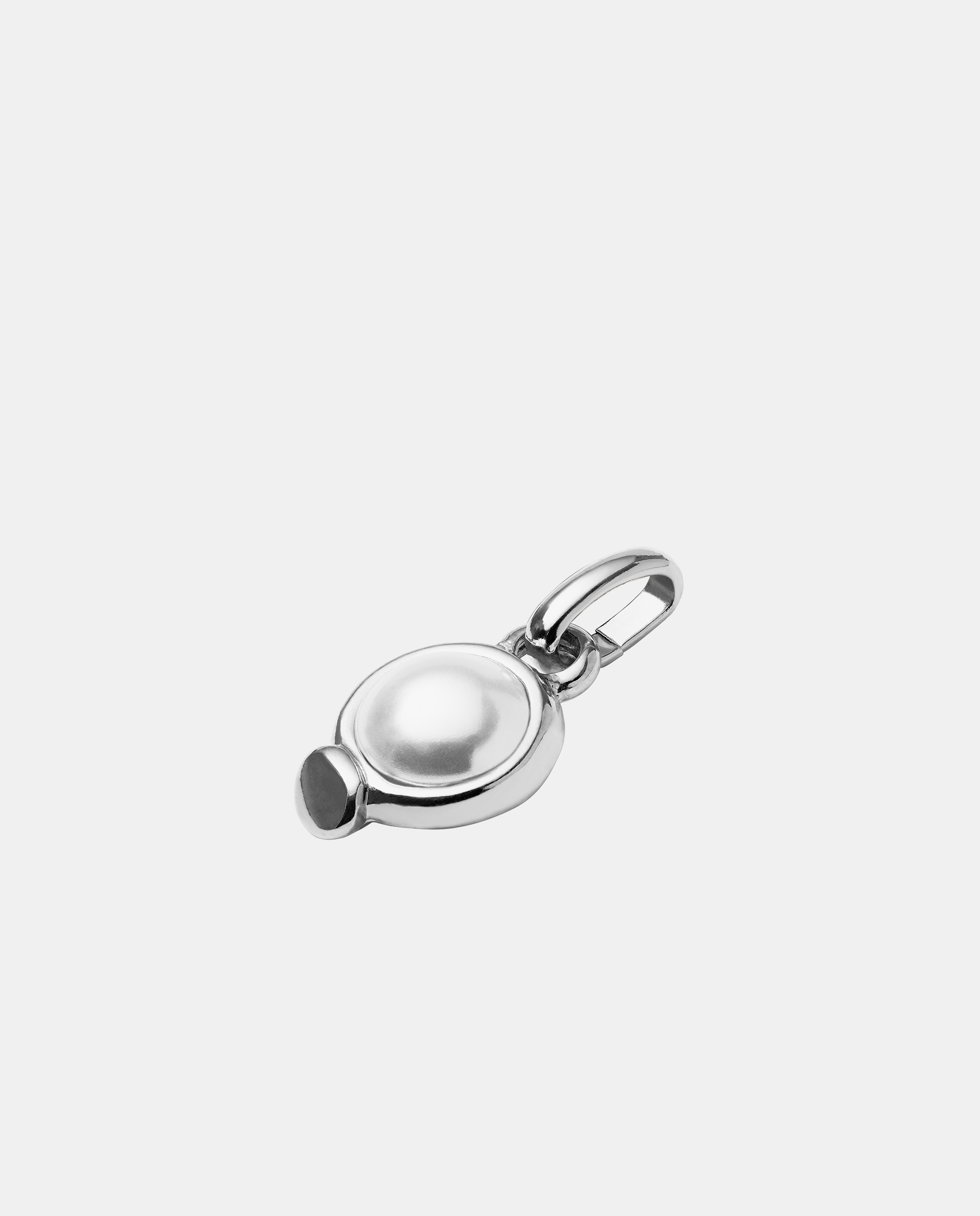 Charm Banhado em Prata de Lei com Pérola Prata-2