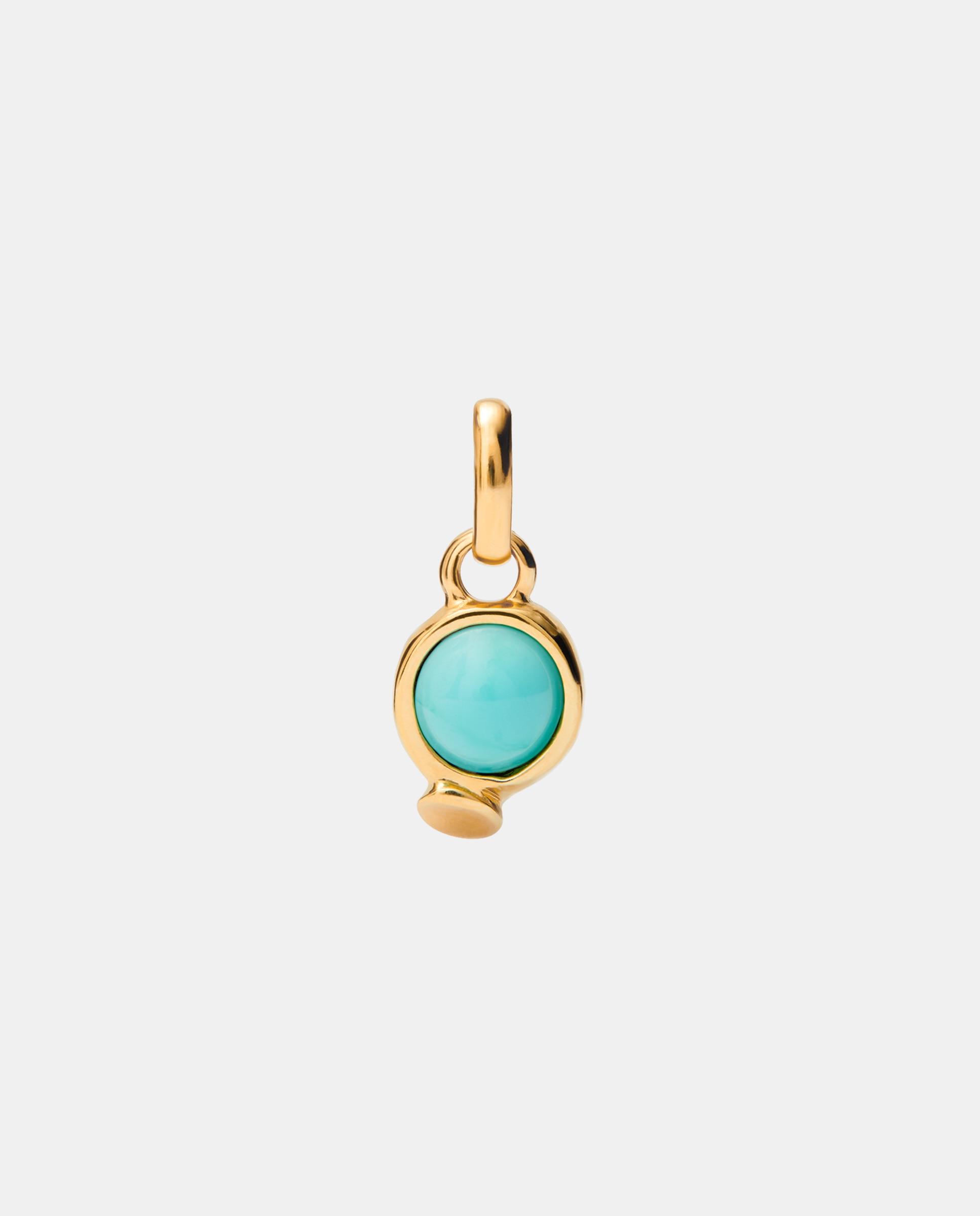 Charm Banhado a Ouro 18k com Pedra Ouro-1