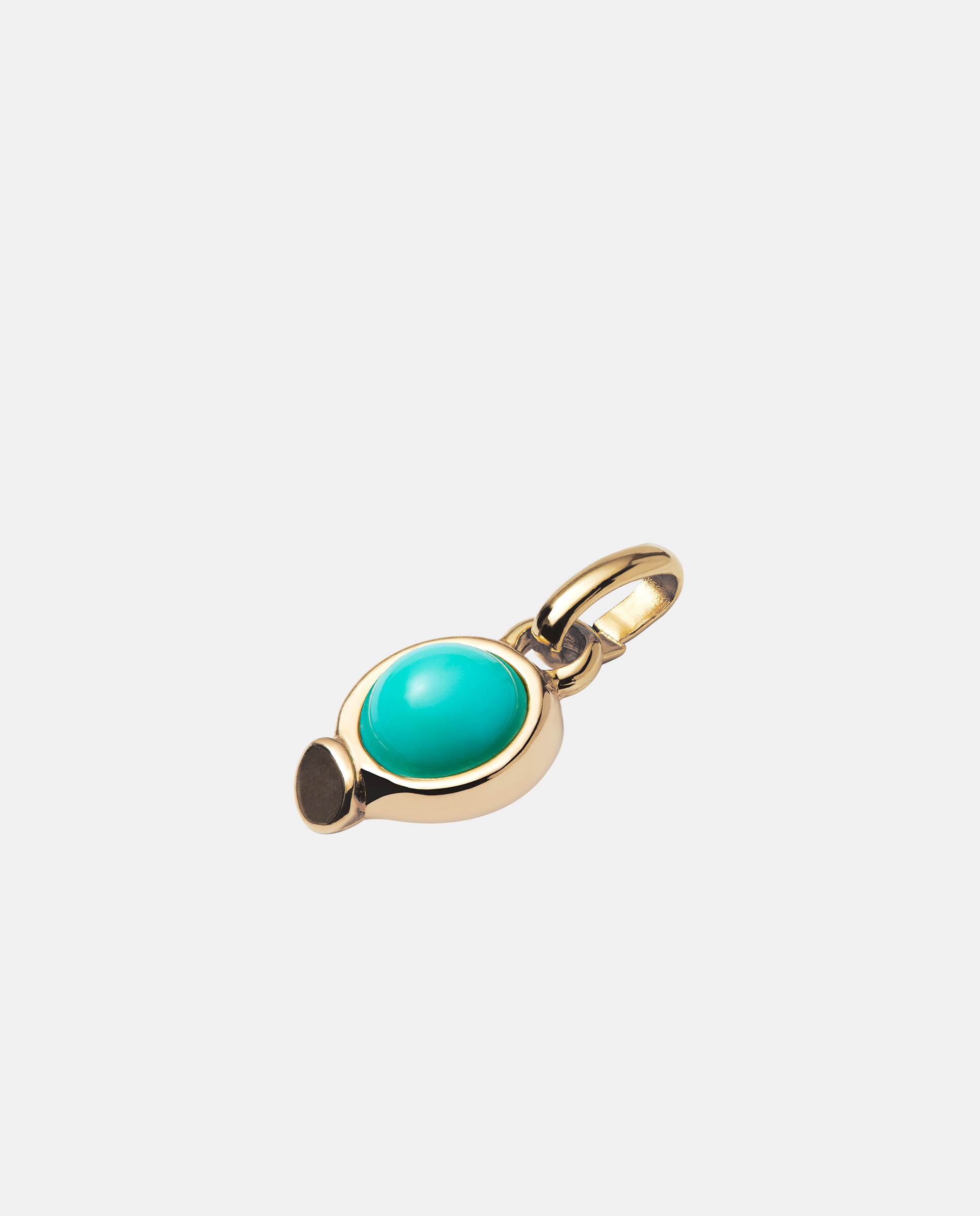 Charm Banhado a Ouro 18k com Pedra Ouro-2