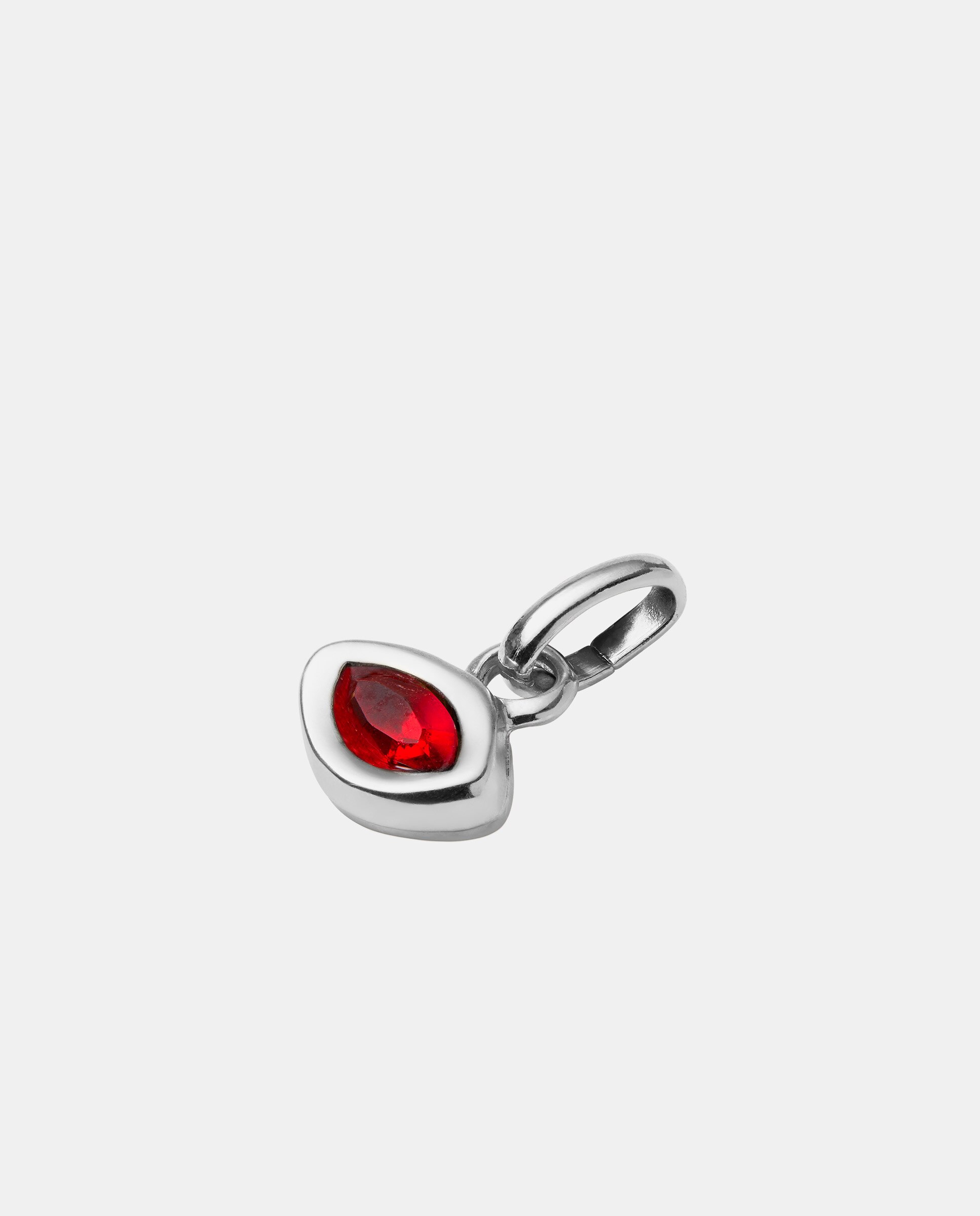 Charm Banhado em Prata de Lei com Cristal Prata-2