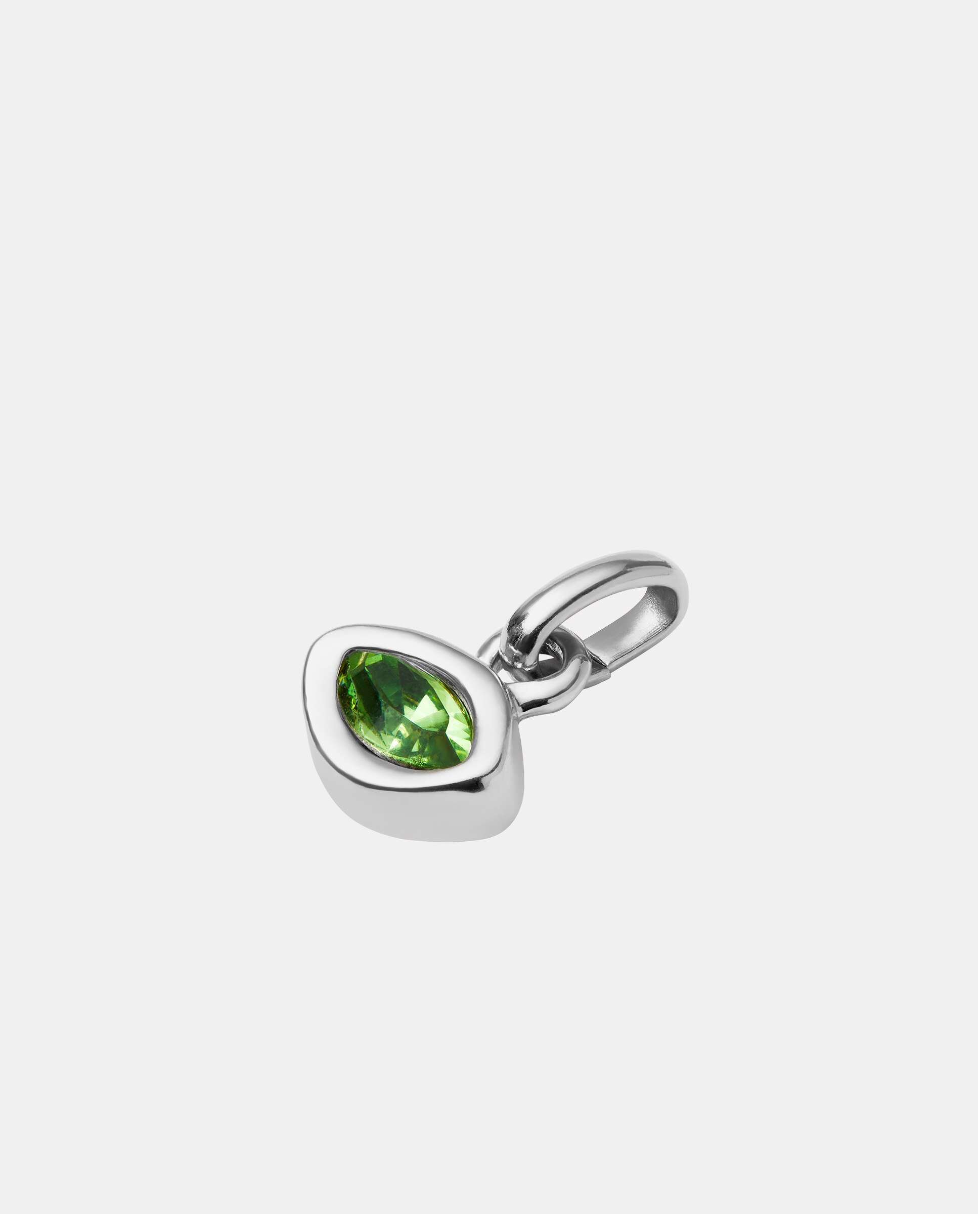Charm Banhado em Prata de Lei com Cristal Prata-2