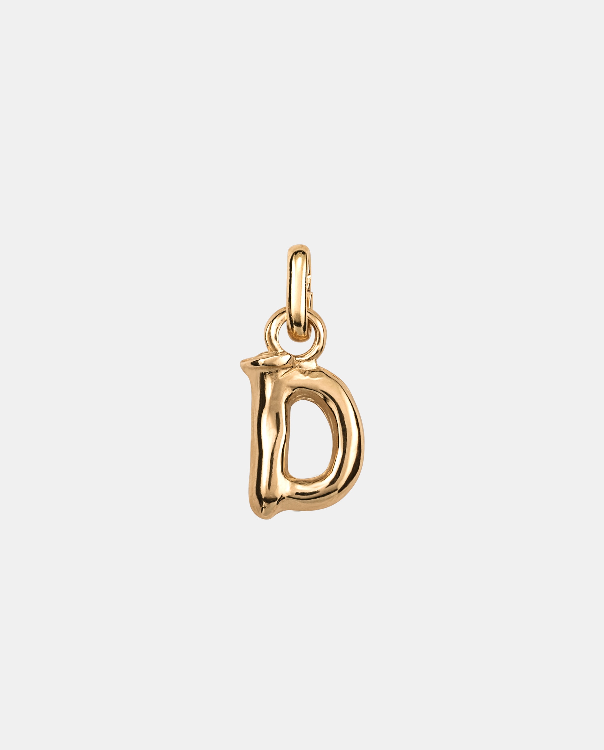 Imagem 0 de Charm Letra D Pequena Banhado em Ouro 18k