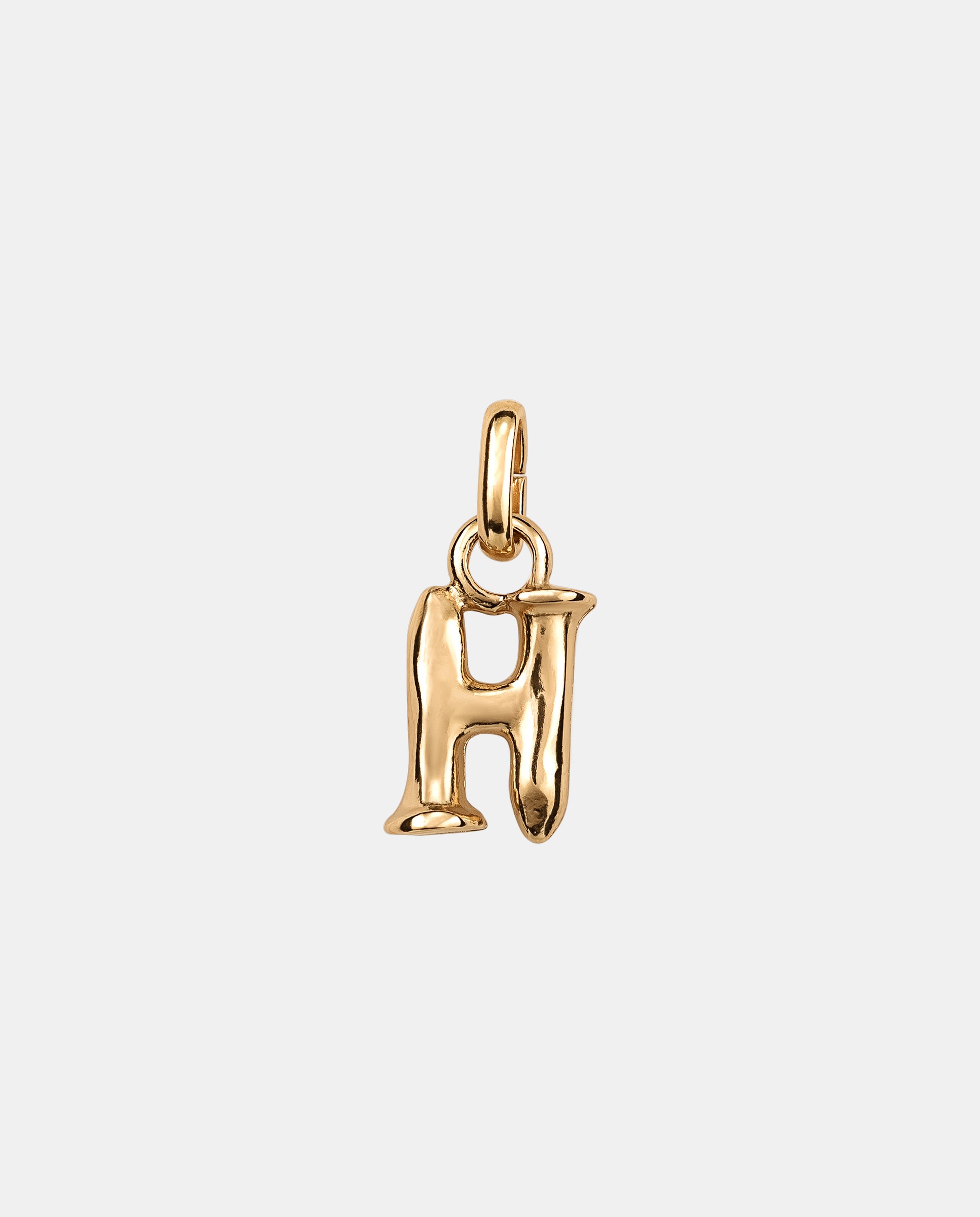 Imagem 0 de Charm Letra H Pequena Banhado em Ouro 18k