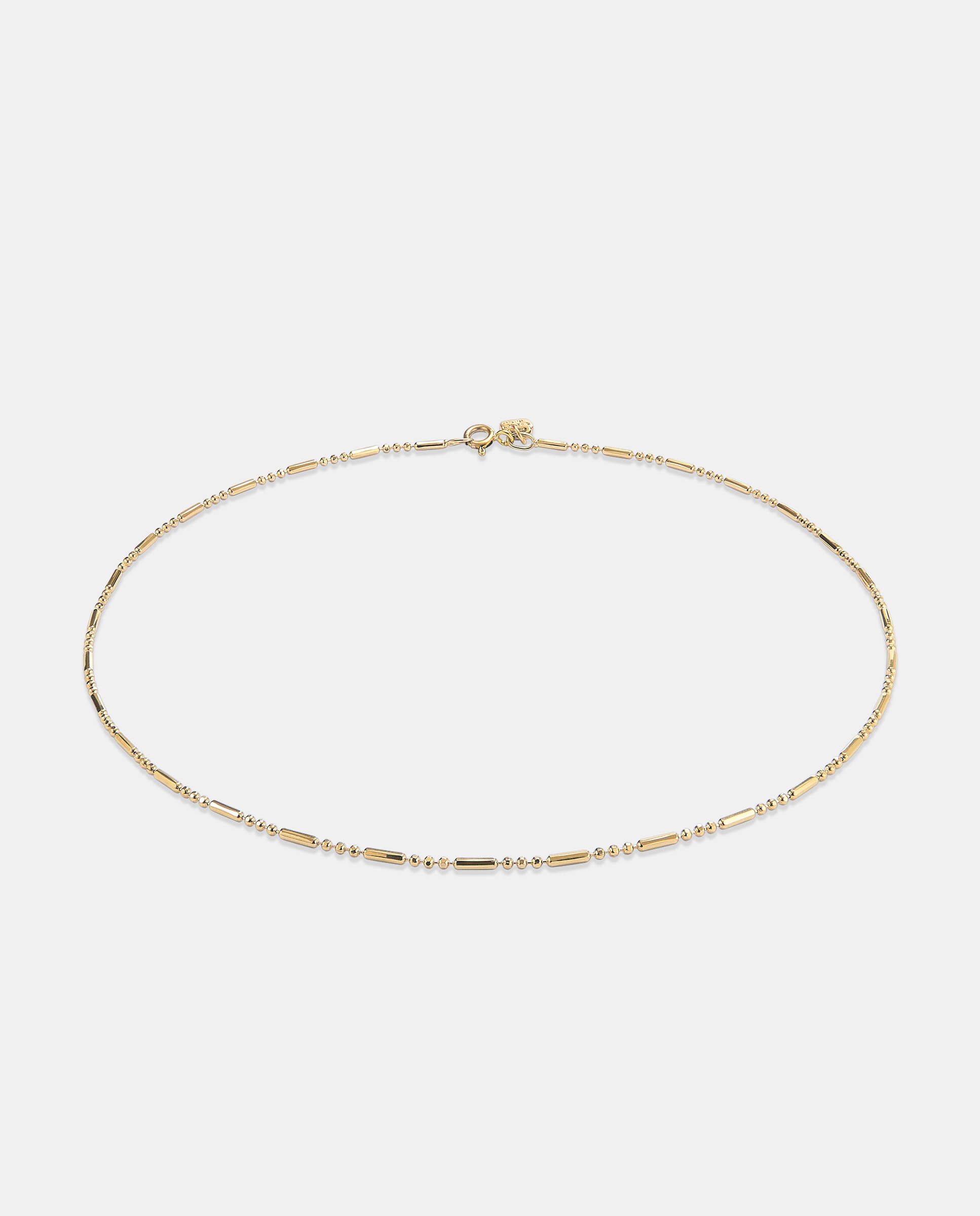 Corrente Curta Banhada a Ouro 18k Ouro-3