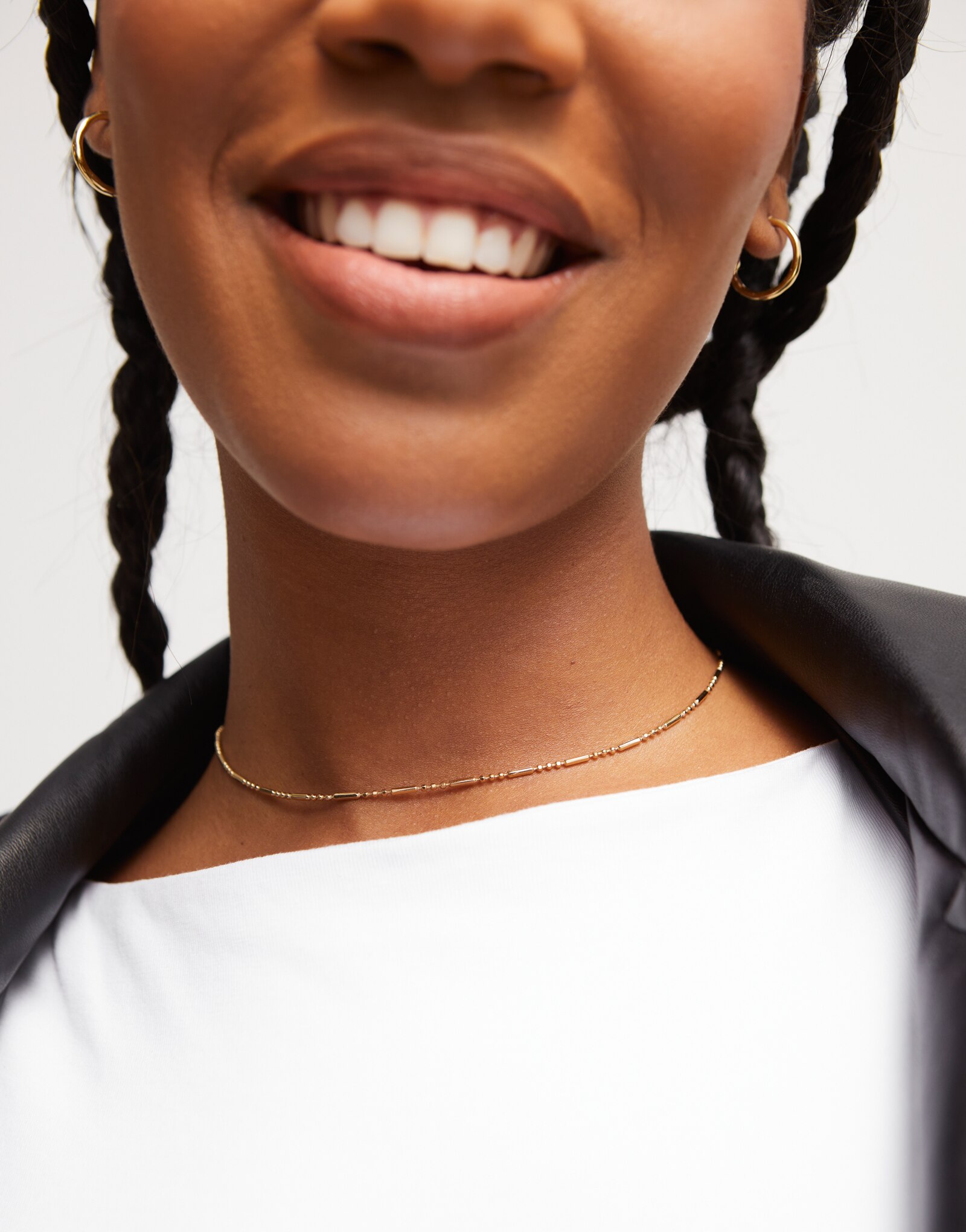 Corrente Curta Banhada a Ouro 18k Ouro-5