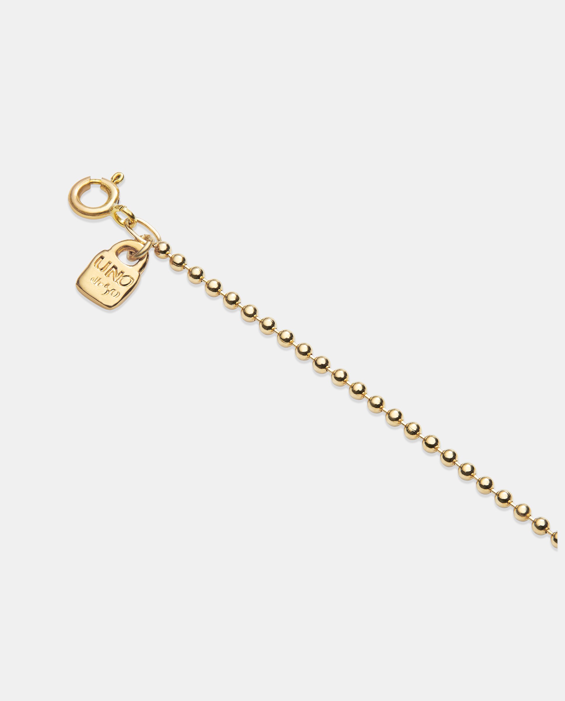 Corrente Curta com Bolas Banhada em Ouro 18k Ouro-4