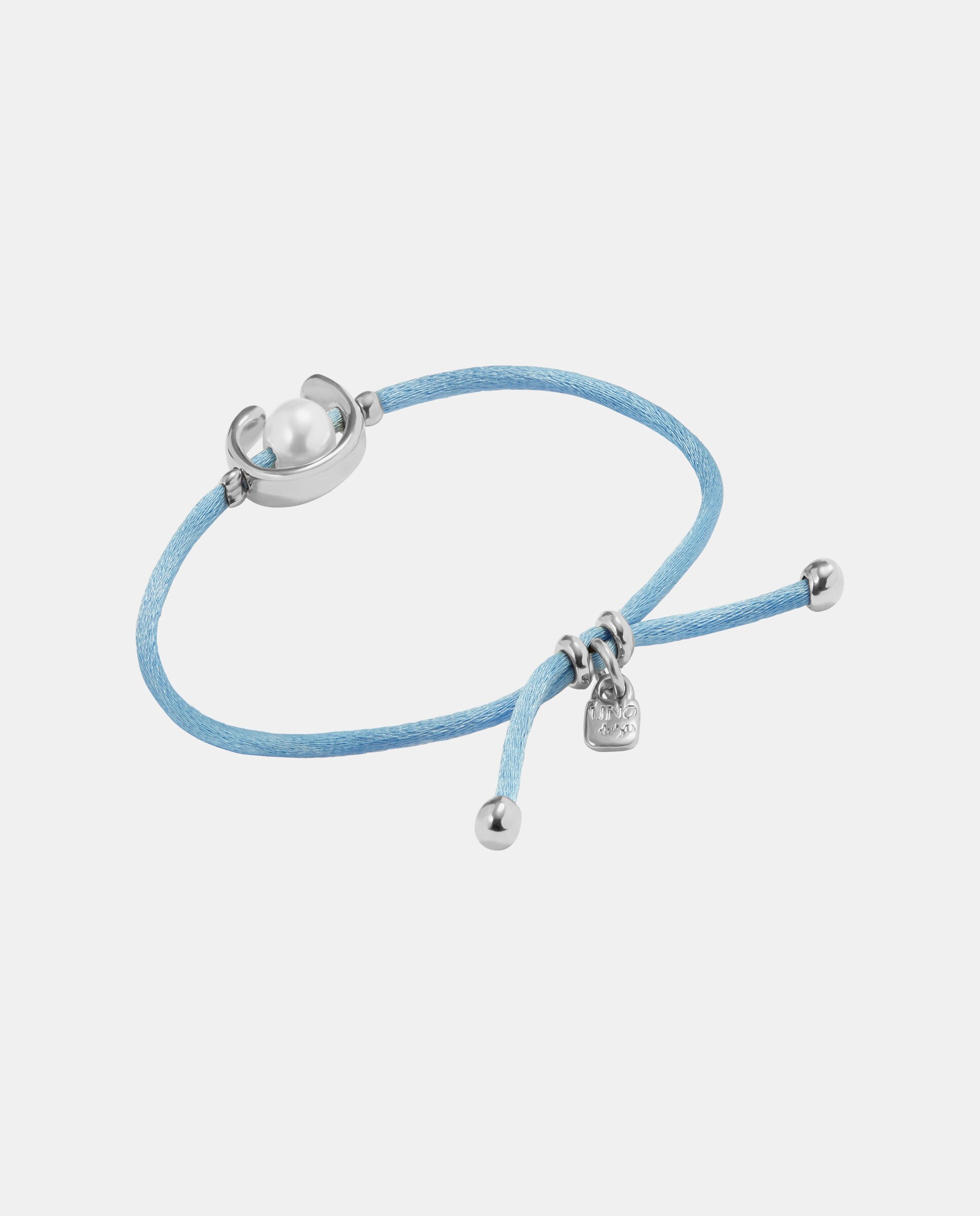 Pulseira de Fio com Pérola Shell e Fornitura Banhada em Prata de Lei Prata-2