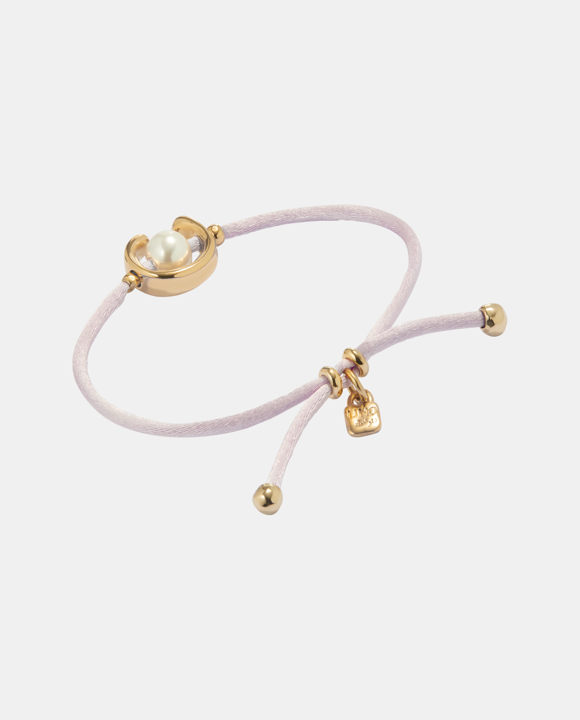 Pulseira de Fio Lilás com Pérola Shell e Fornitura Banhada a Ouro 18k Ouro-2
