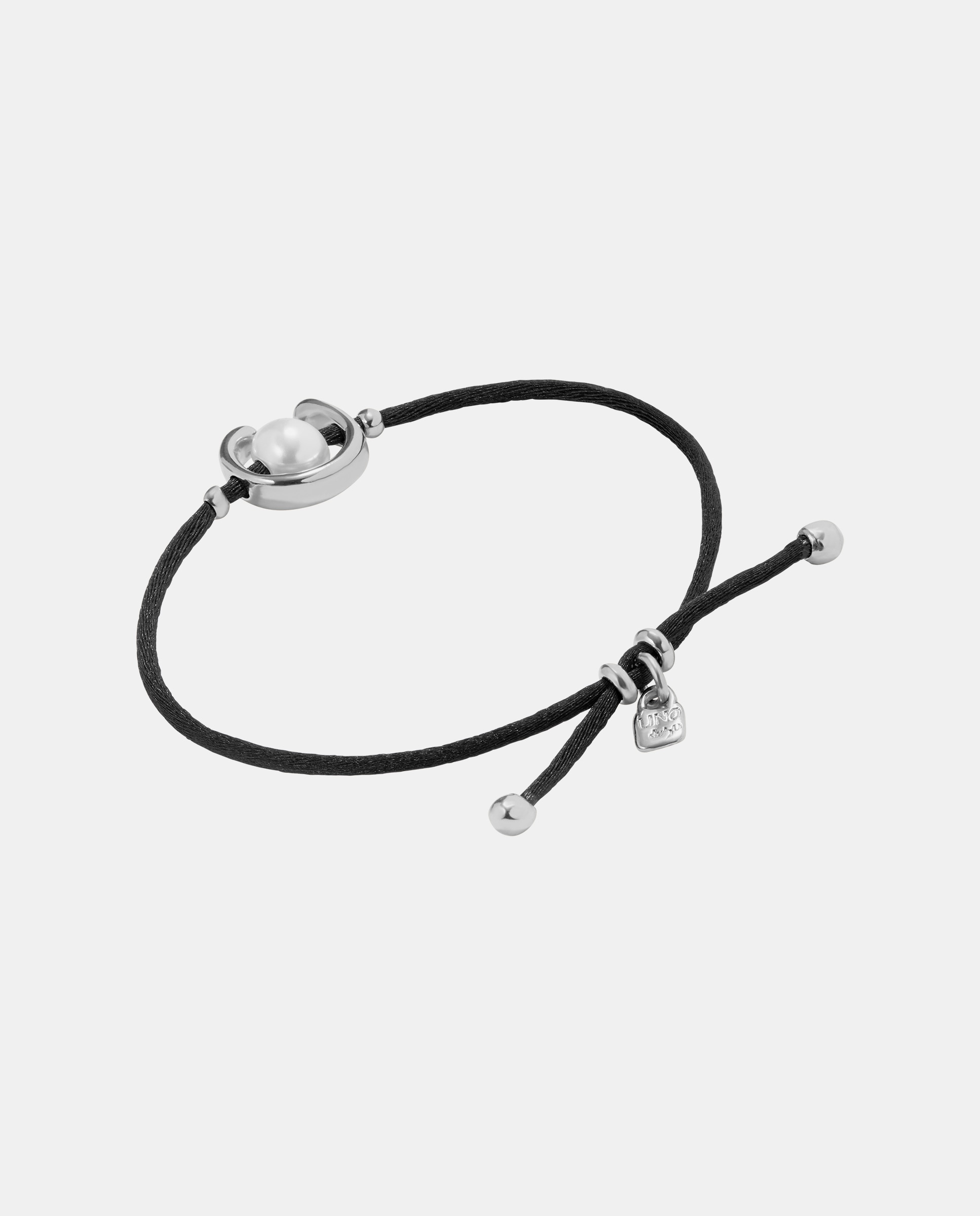Pulseira de Fio com Pérola Shell e Fornitura Banhada em Prata de Lei Prata-2