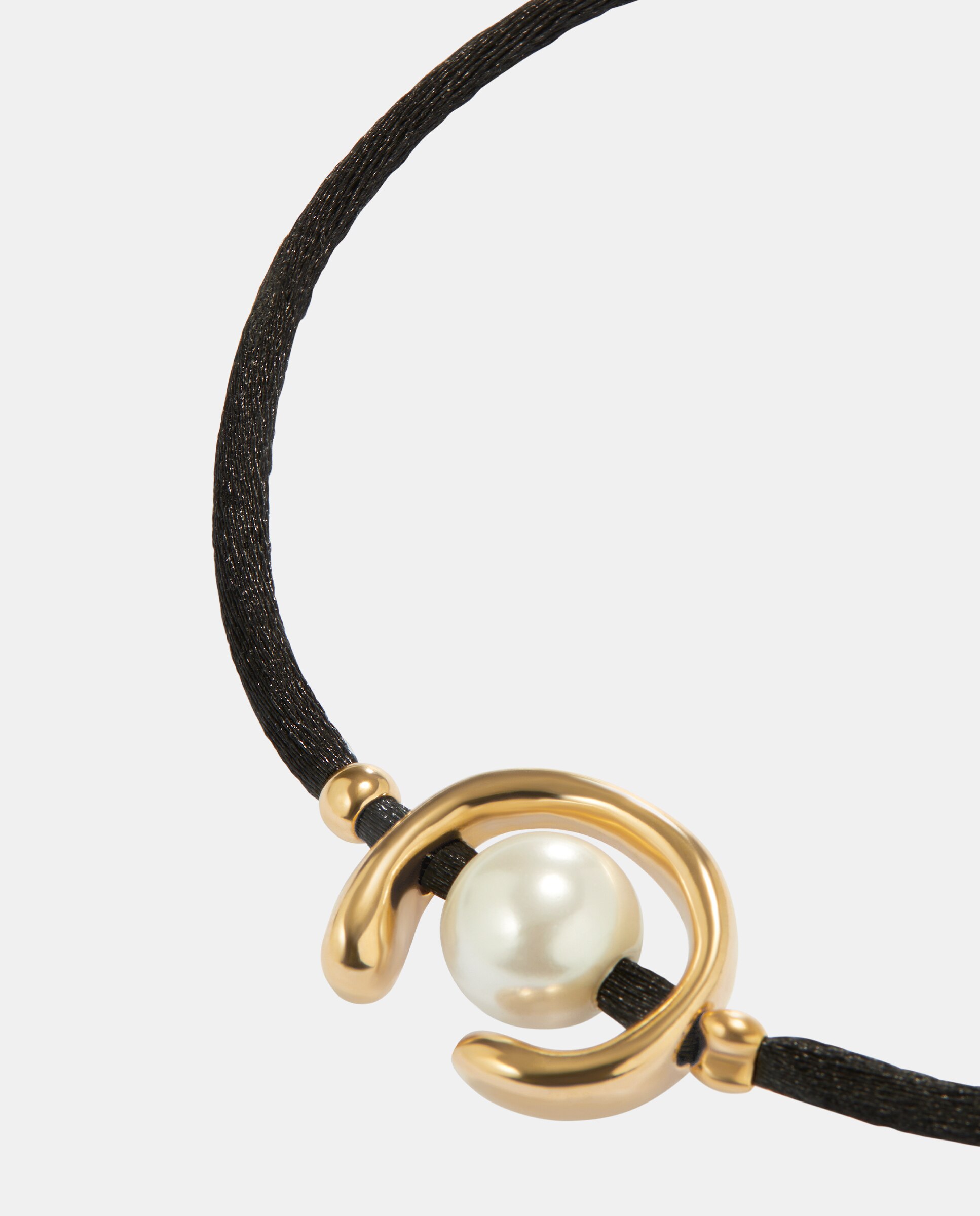 Pulseira de Fio com Pérola Shell e Fornitura Banhada em Ouro 18k Ouro-3