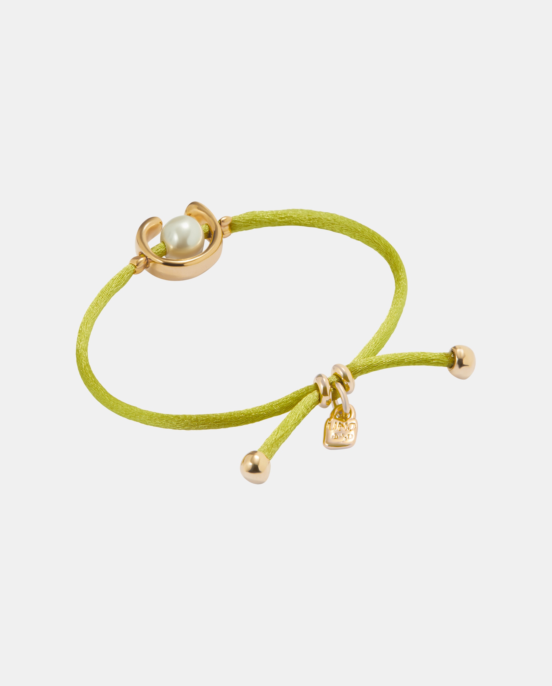 Pulseira de Fio Lima com Pérola Shell e Fornitura Banhada a Ouro 18k Ouro-2