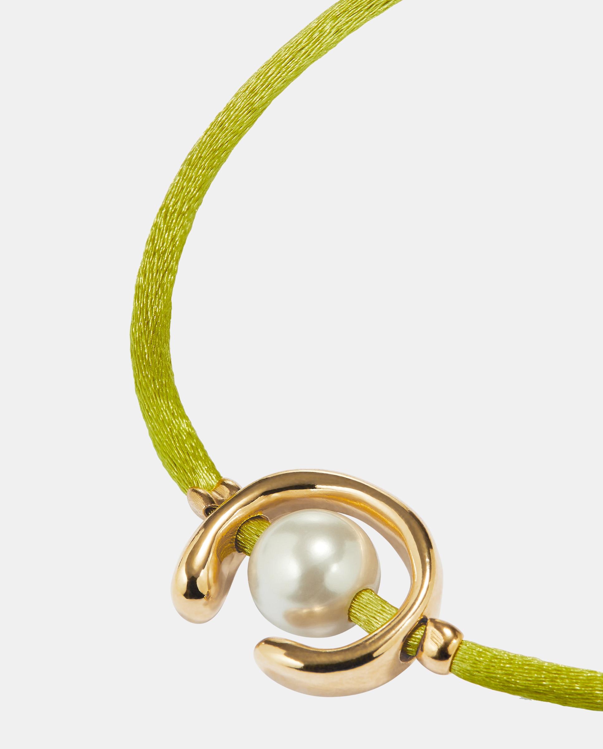 Pulseira de Fio Lima com Pérola Shell e Fornitura Banhada a Ouro 18k Ouro-3