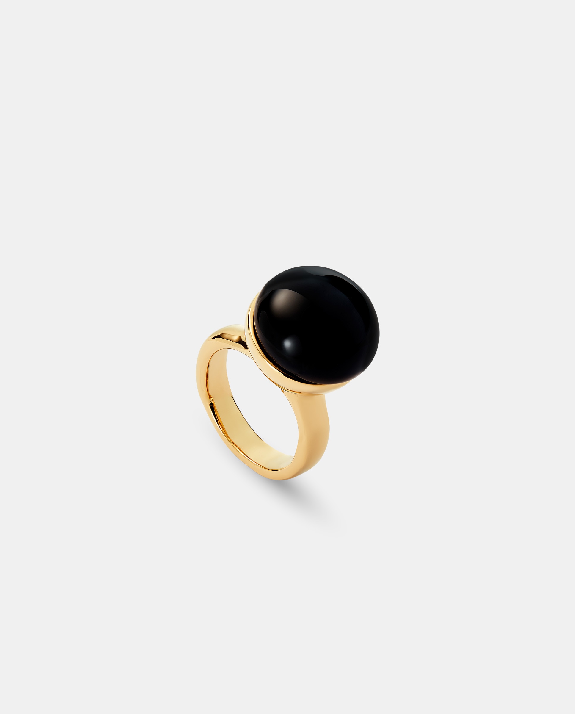 Anel Banhado a Ouro 18k com Cristal de Murano Ouro-3