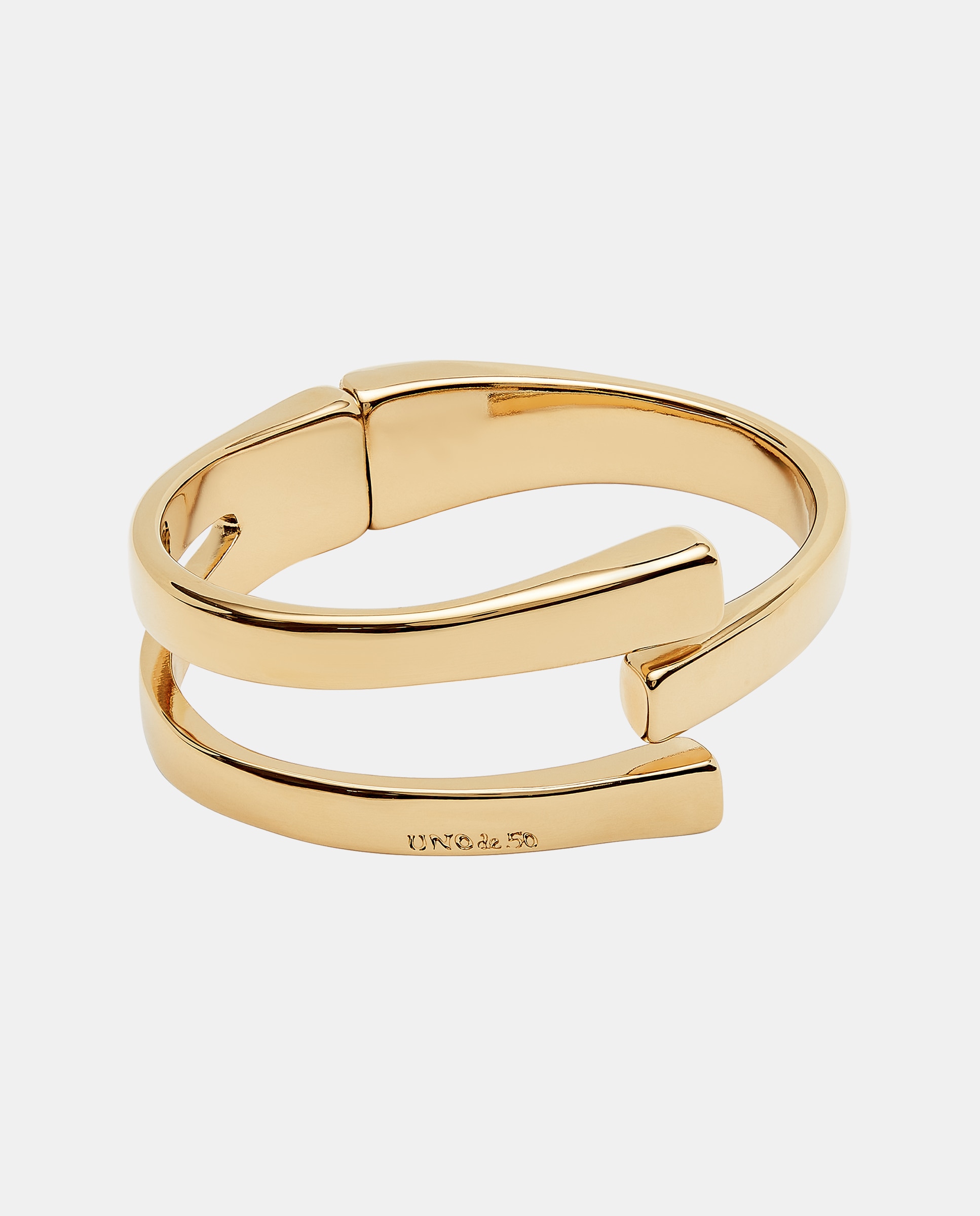 Pulseira Rígida Banhada a Ouro 18k Ouro-3
