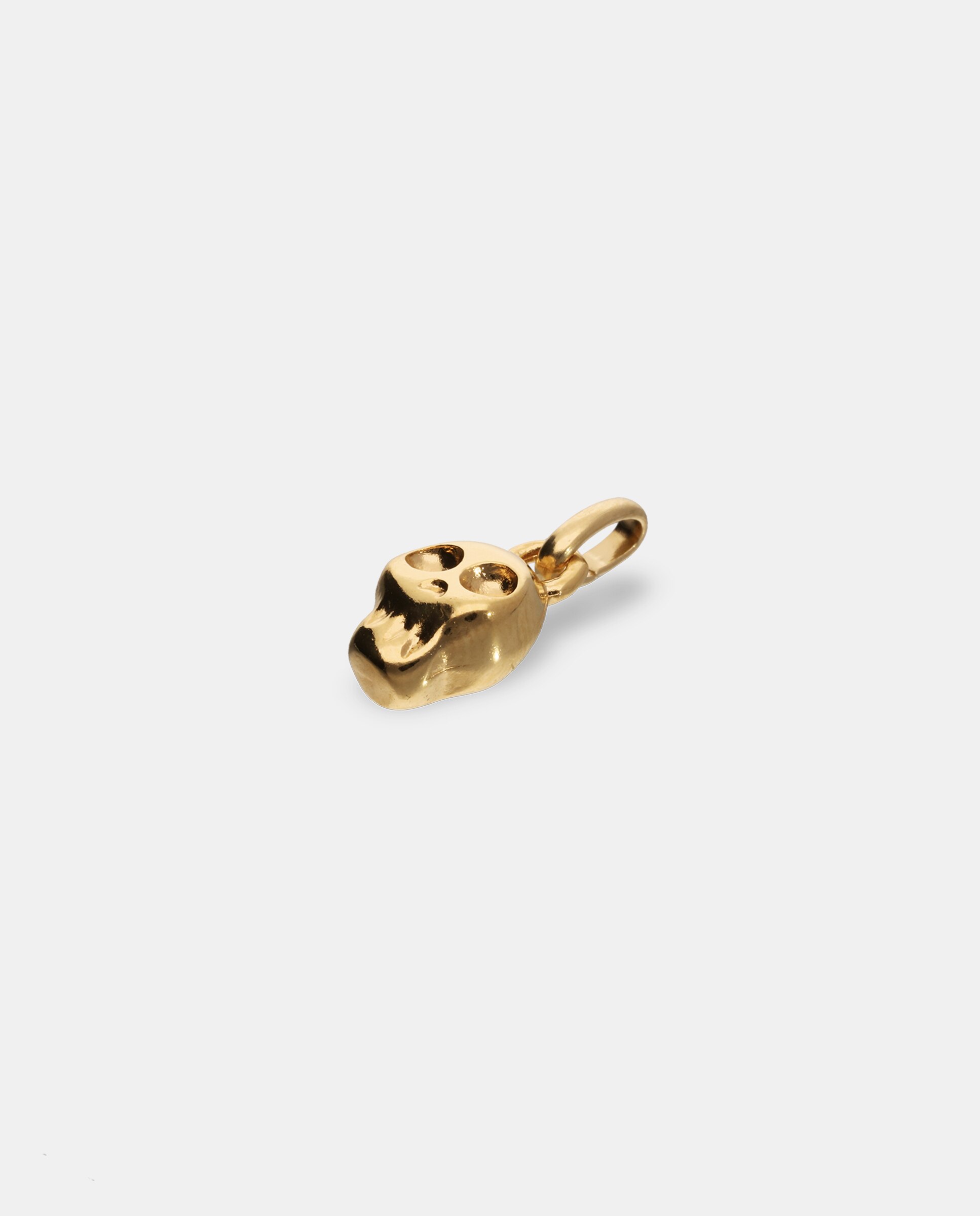 Charm Banhado a Ouro 18k em Forma de Caveira Ouro-3