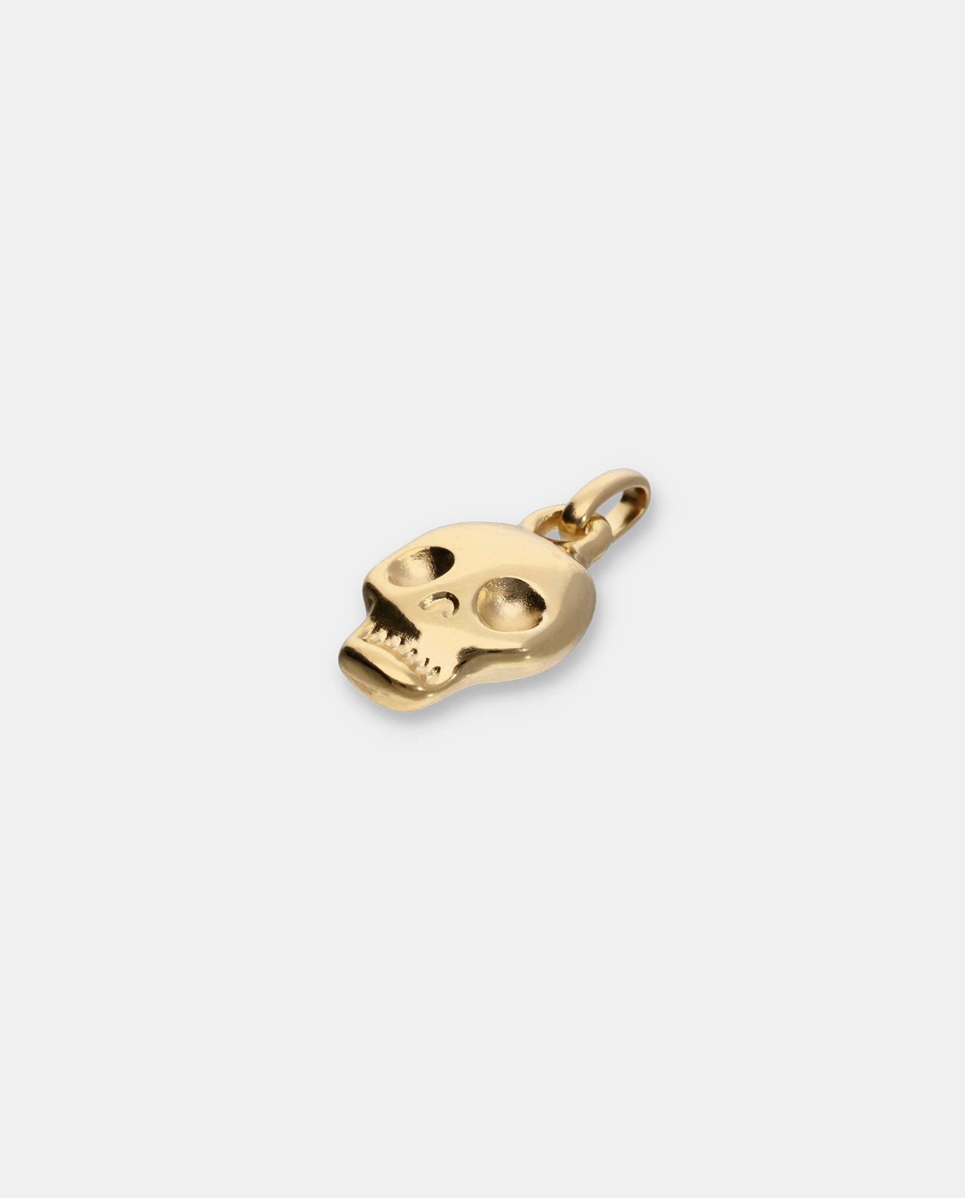 Charm Banhado a Ouro 18k em Forma de Caveira Ouro-3