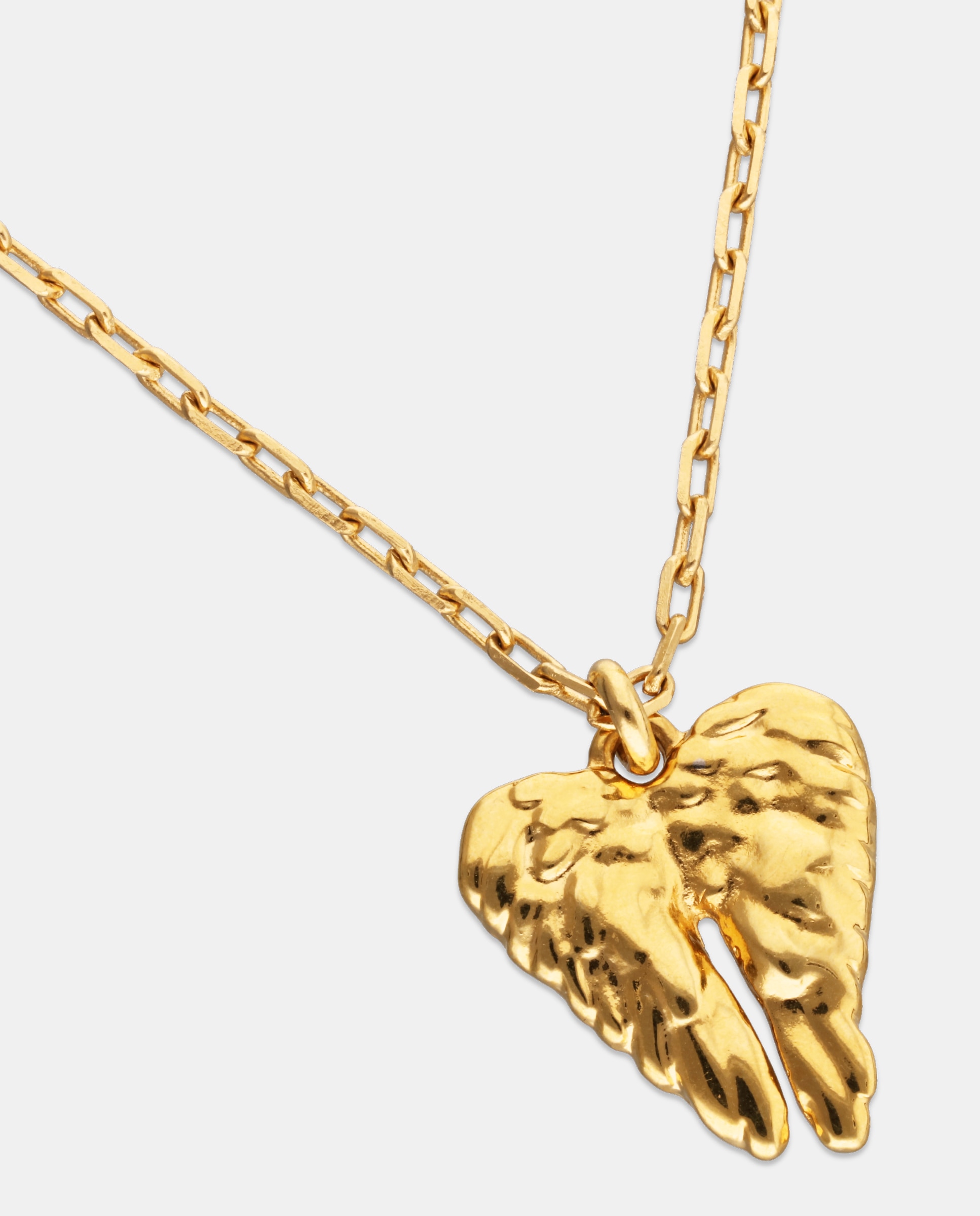 Colar Banhado a Ouro 18k com Detalhe de Asas Ouro-4