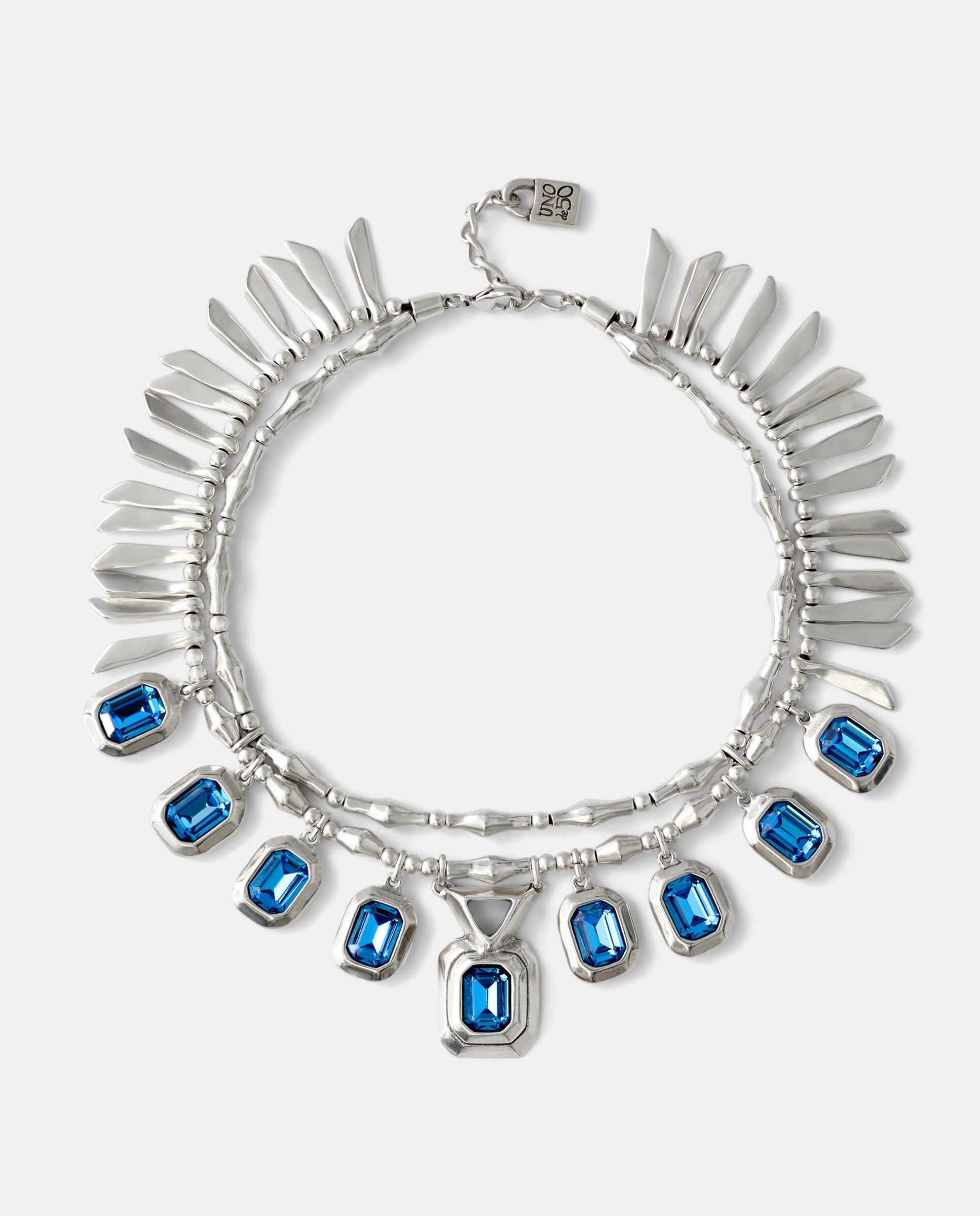 Imagem 0 de Colar Edição Limitada Banhado em Prata de Lei com Cristal Azul